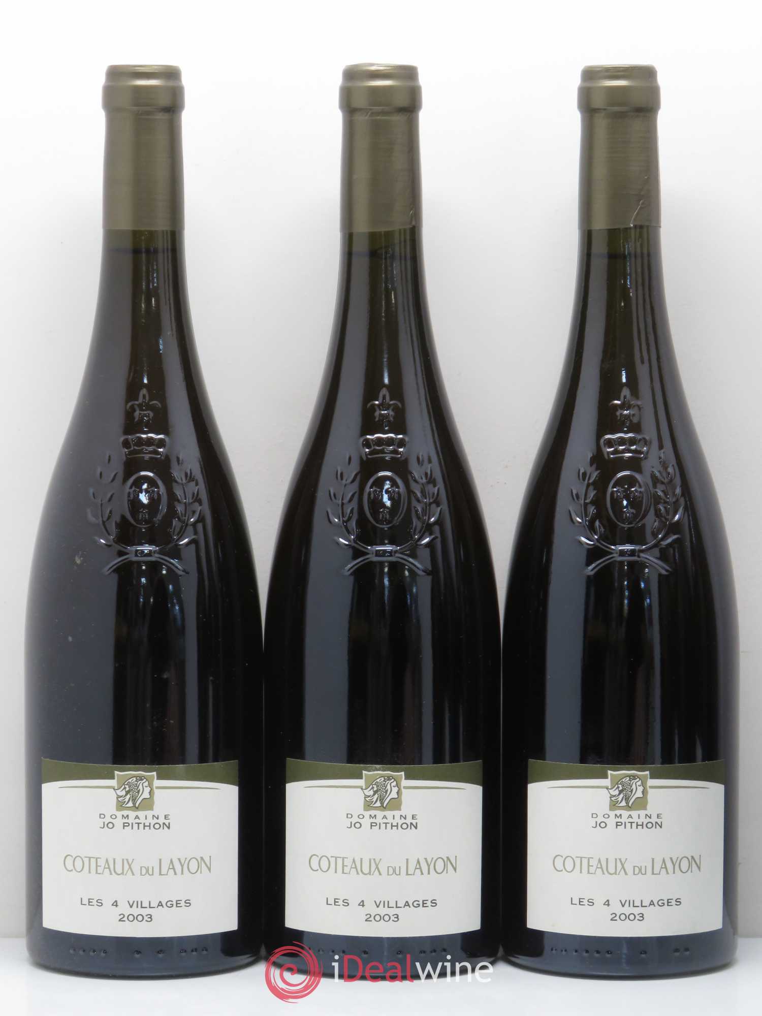 Coteaux du Layon Les 4 Villages Domaine Jo Pithon 2003 - Lotto di 6 bottiglie - 1