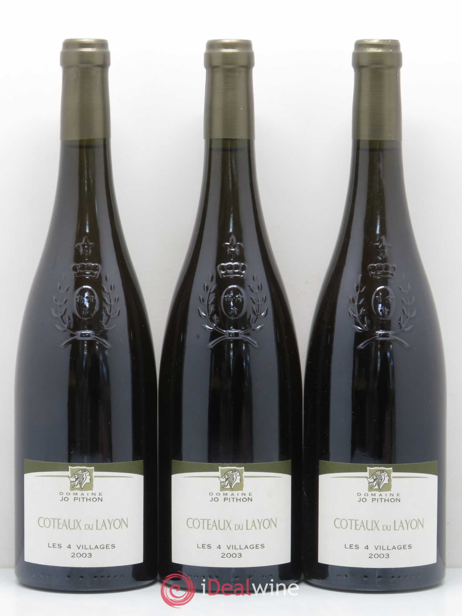 Coteaux du Layon Les 4 Villages Domaine Jo Pithon 2003 - Lotto di 6 bottiglie - 2