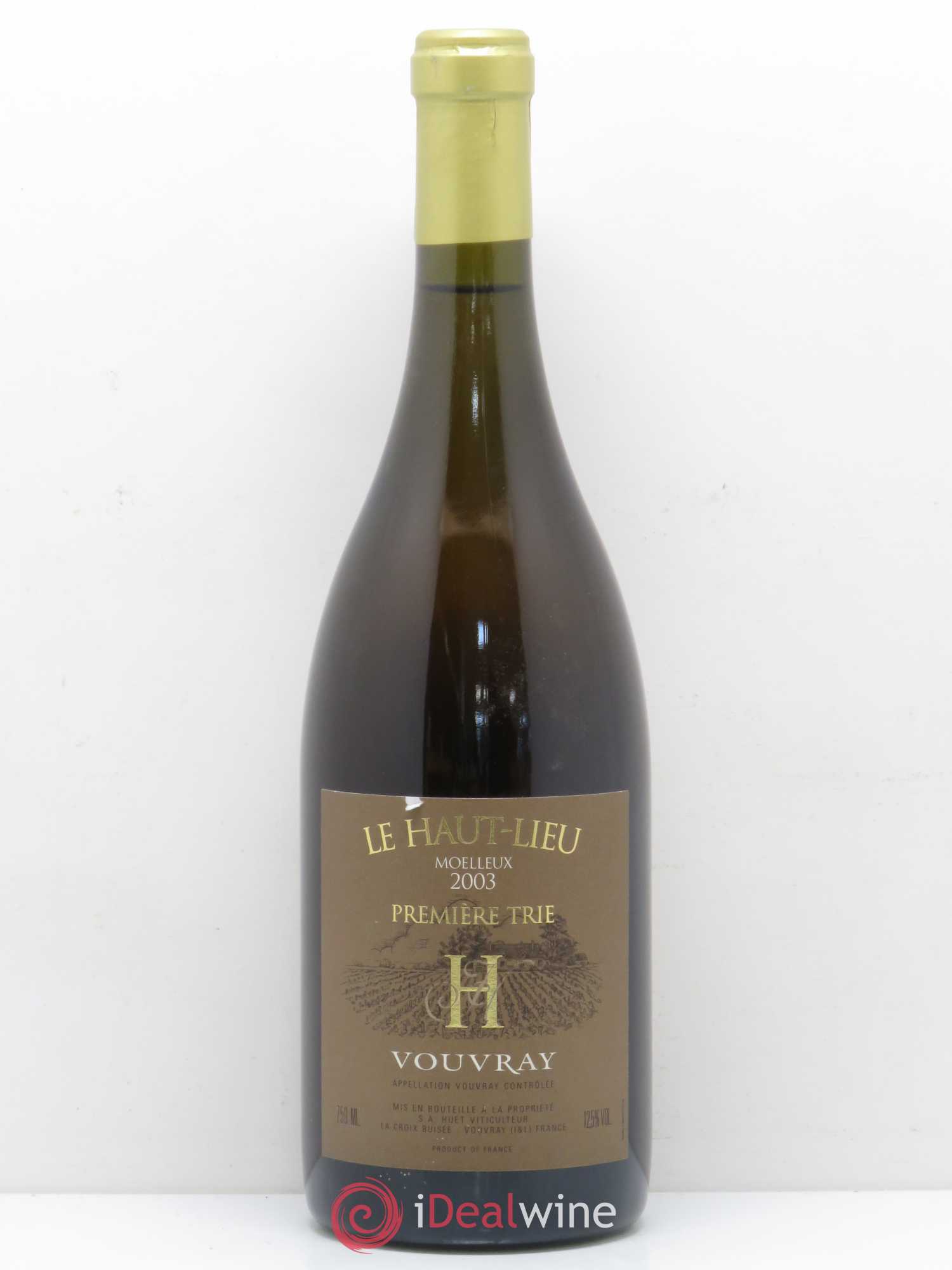 Vouvray Le Haut-Lieu Moelleux 1ère Trie Domaine Huet 2003 - Lotto di 1 bottiglia - 0