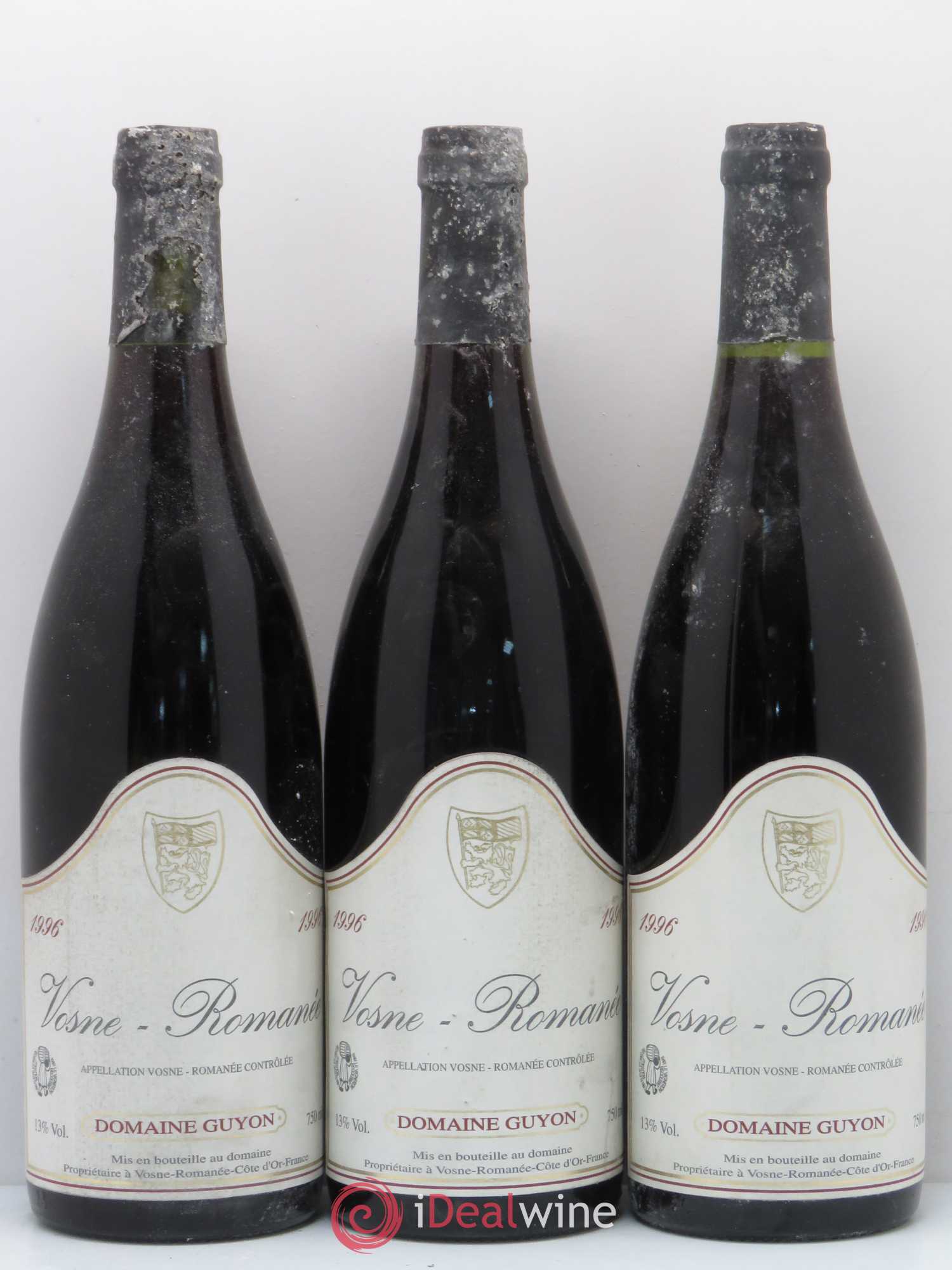 Vosne-Romanée JP & M. Guyon 1996 - Posten von 6 Flaschen - 1