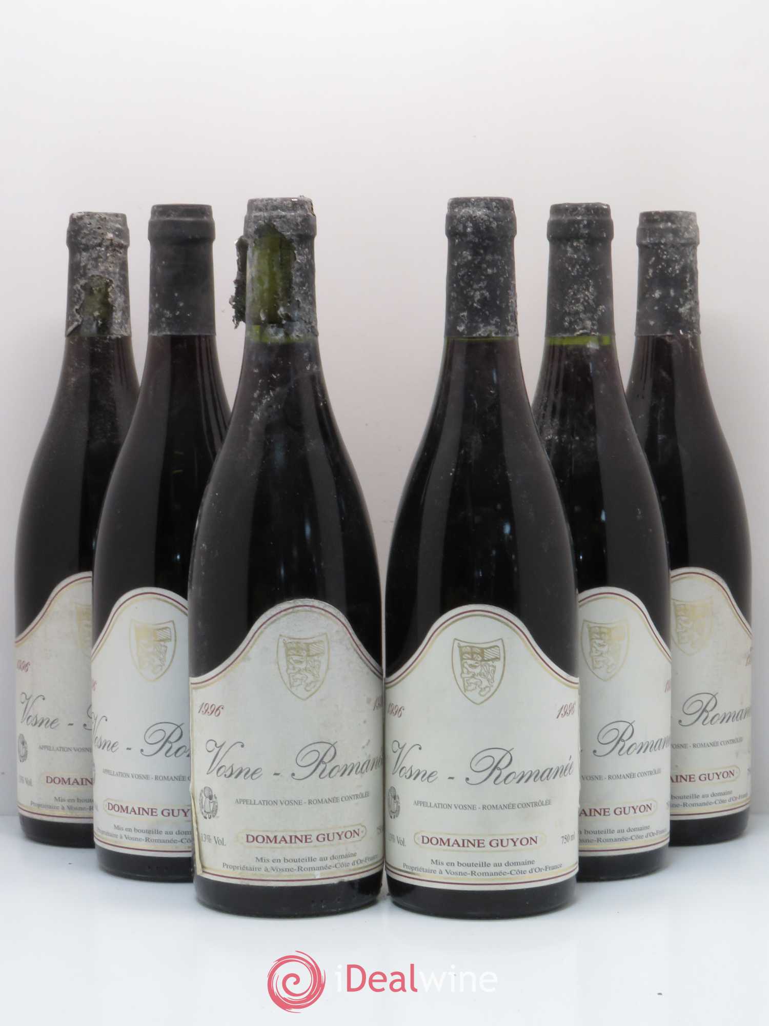 Vosne-Romanée JP & M. Guyon 1996 - Posten von 6 Flaschen - 0
