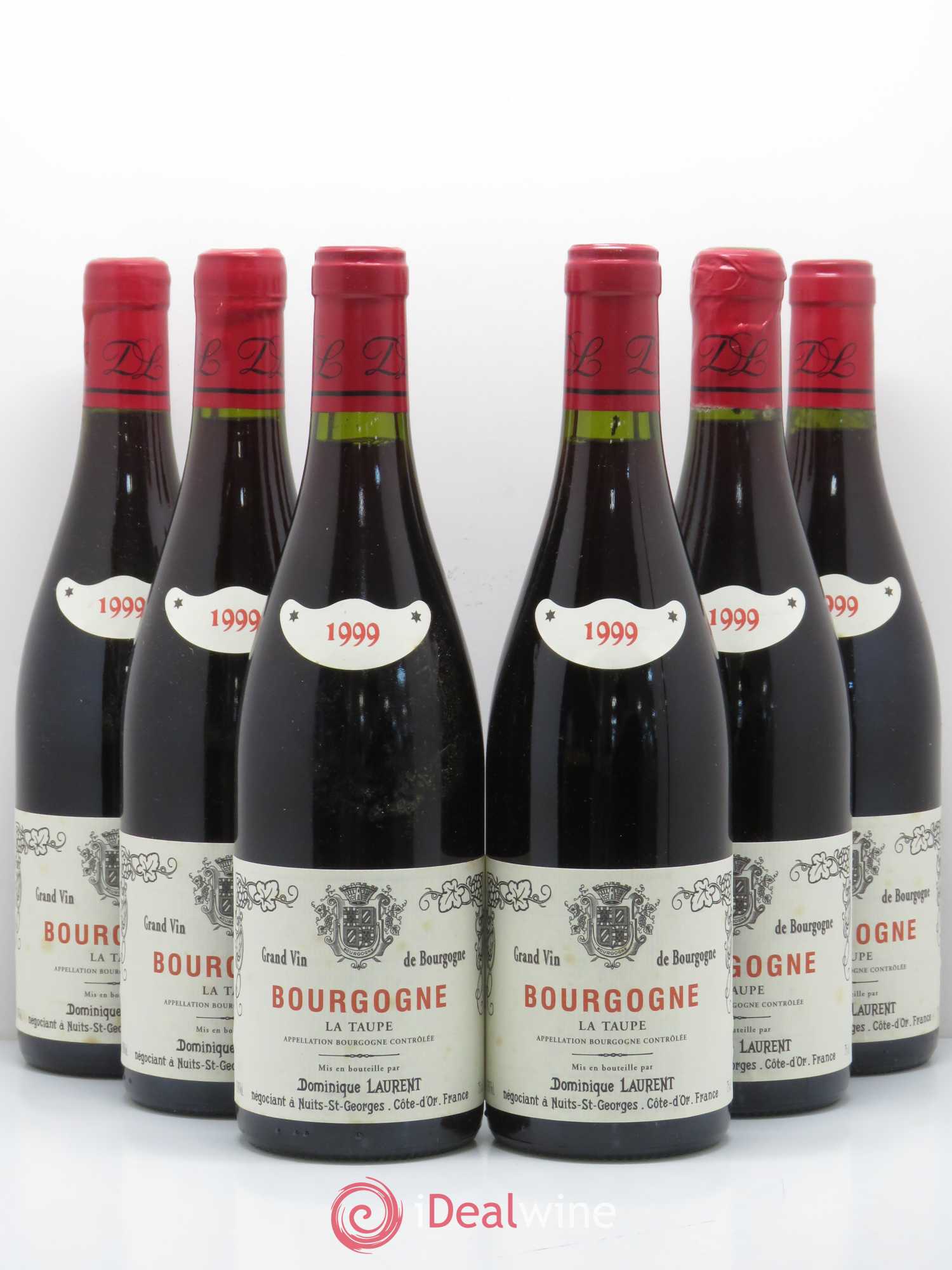 Bourgogne La Taupe Dominique Laurent 1999 - Lot de 6 bouteilles - 0