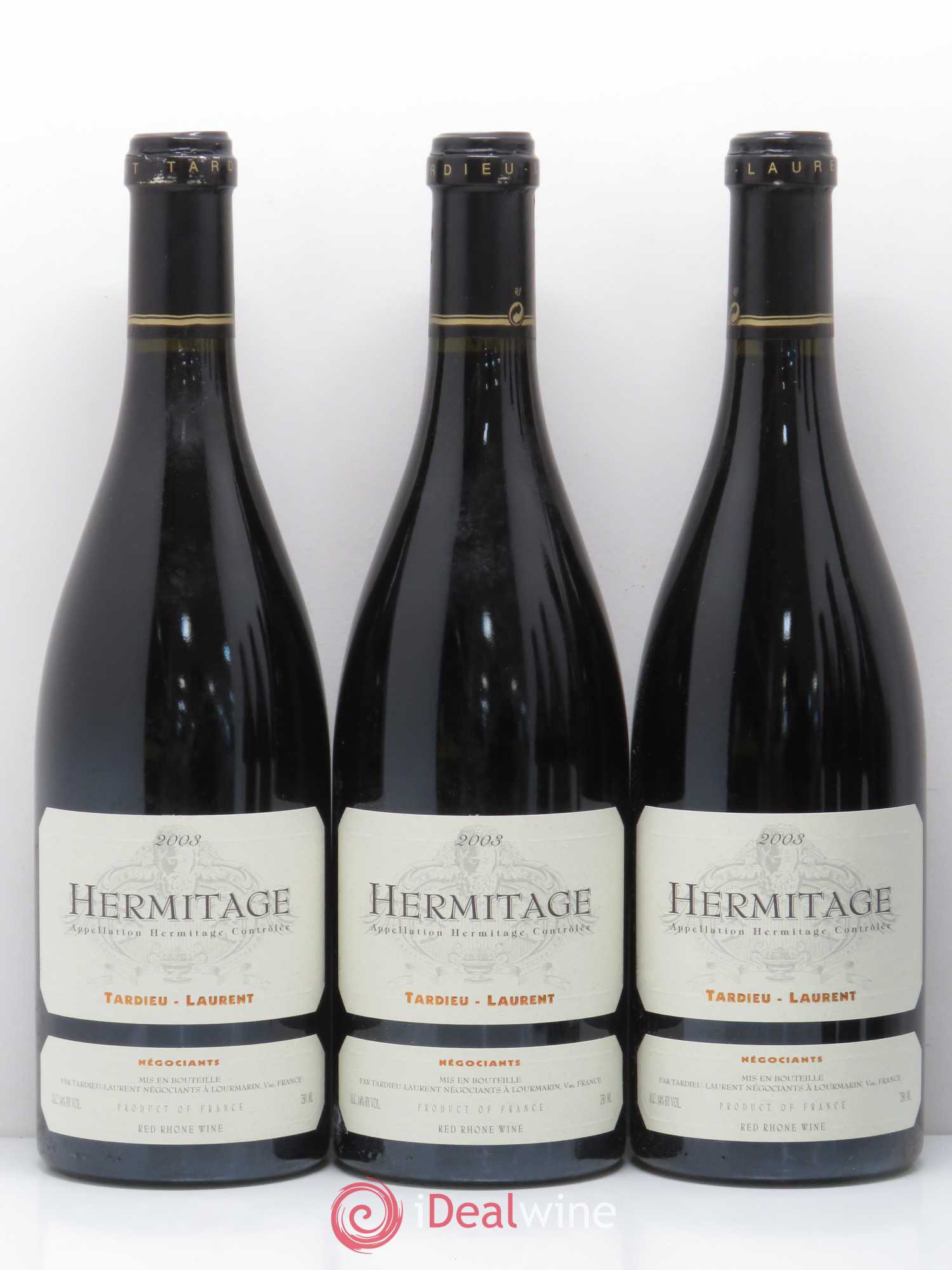 Hermitage Maison Tardieu-Laurent 2003 - Lot de 6 bouteilles - 1