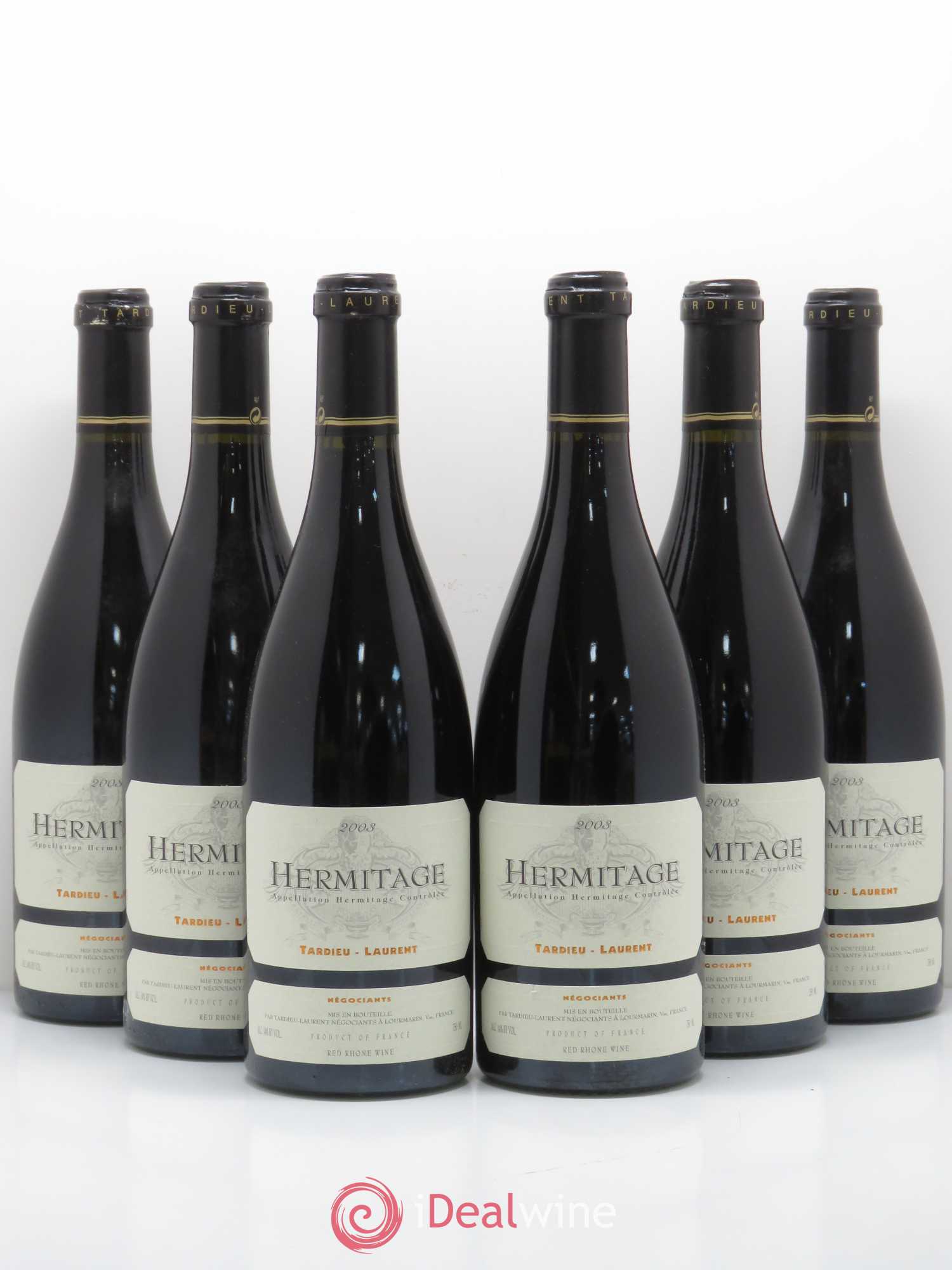 Hermitage Maison Tardieu-Laurent 2003 - Lot de 6 bouteilles - 0
