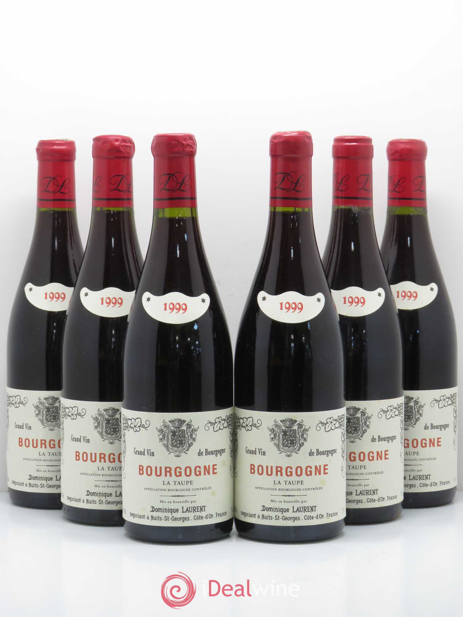 Bourgogne La Taupe Dominique Laurent 1999 - Lot de 6 bouteilles - 0