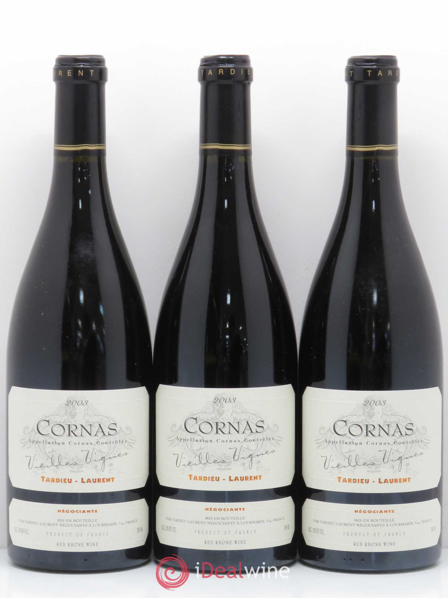 Cornas Vieilles vignes Maison Tardieu-Laurent 2003 - Lot de 6 bouteilles - 2