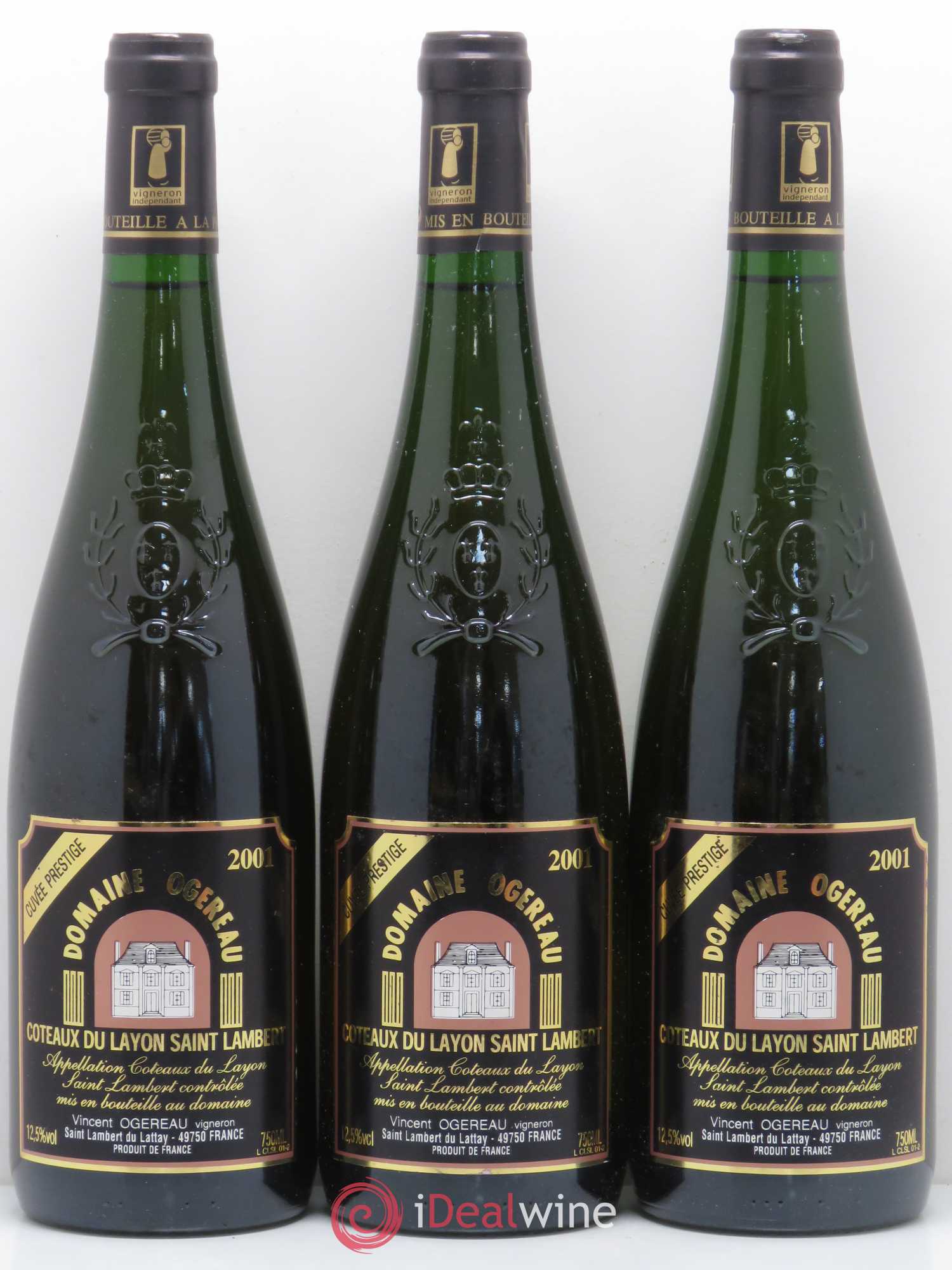 Coteaux du Layon Saint Lambert Cuvée Prestige Domaine Ogereau 2001 - Lotto di 6 bottiglie - 2
