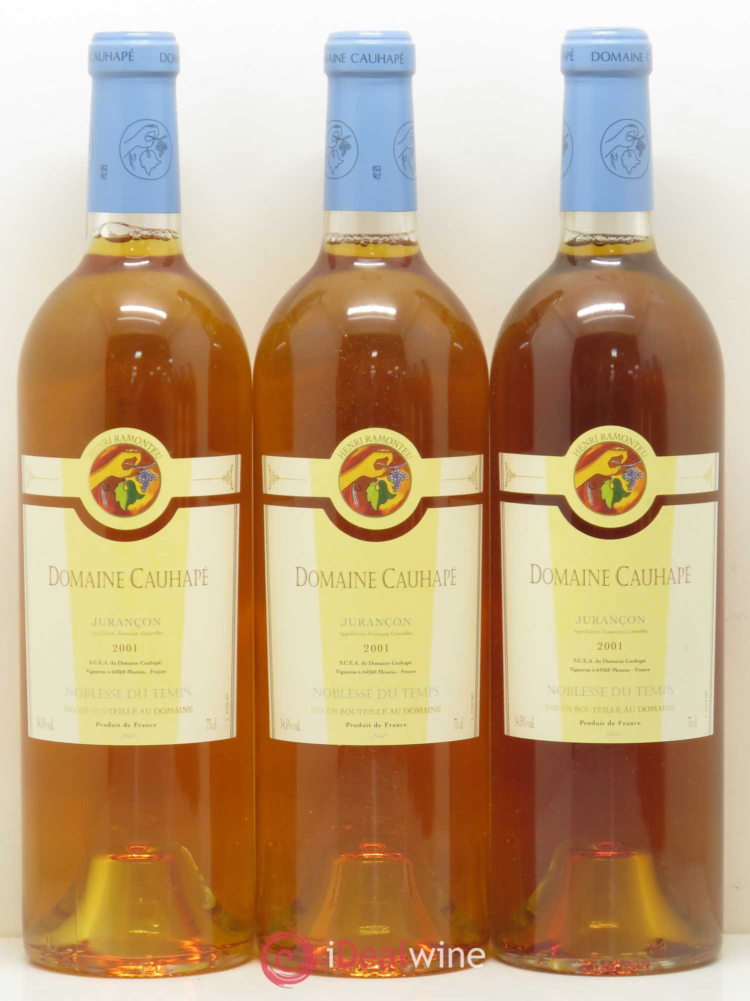 Jurançon Noblesse du temps Cauhapé (Domaine) 2001 - Lotto di 3 bottiglie - 0
