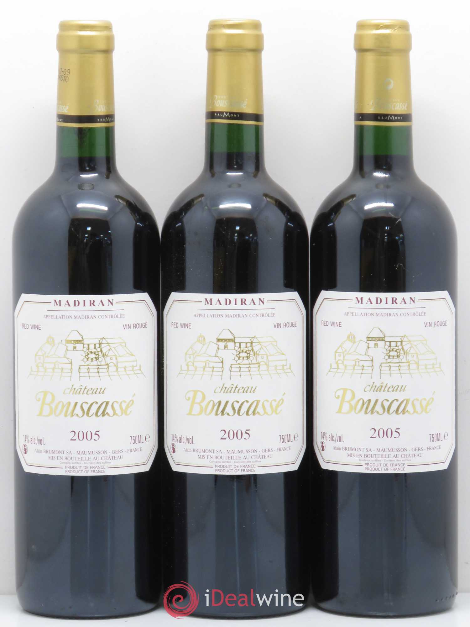 Madiran Château Bouscassé Alain Brumont 2005 - Lot de 6 bouteilles - 2