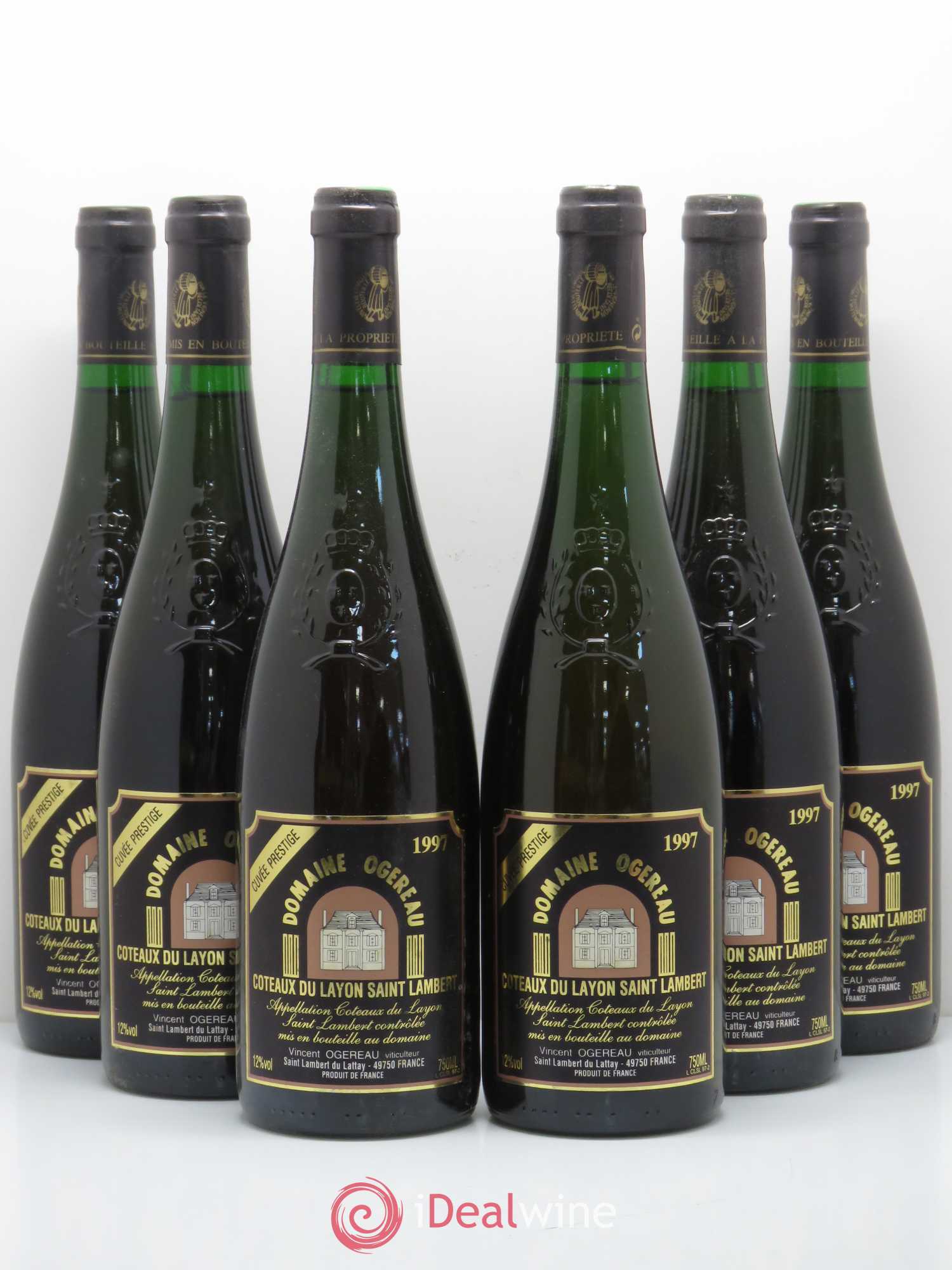 Coteaux du Layon Saint Lambert Cuvée Prestige Domaine Ogereau 1997 - Lotto di 6 bottiglie - 0