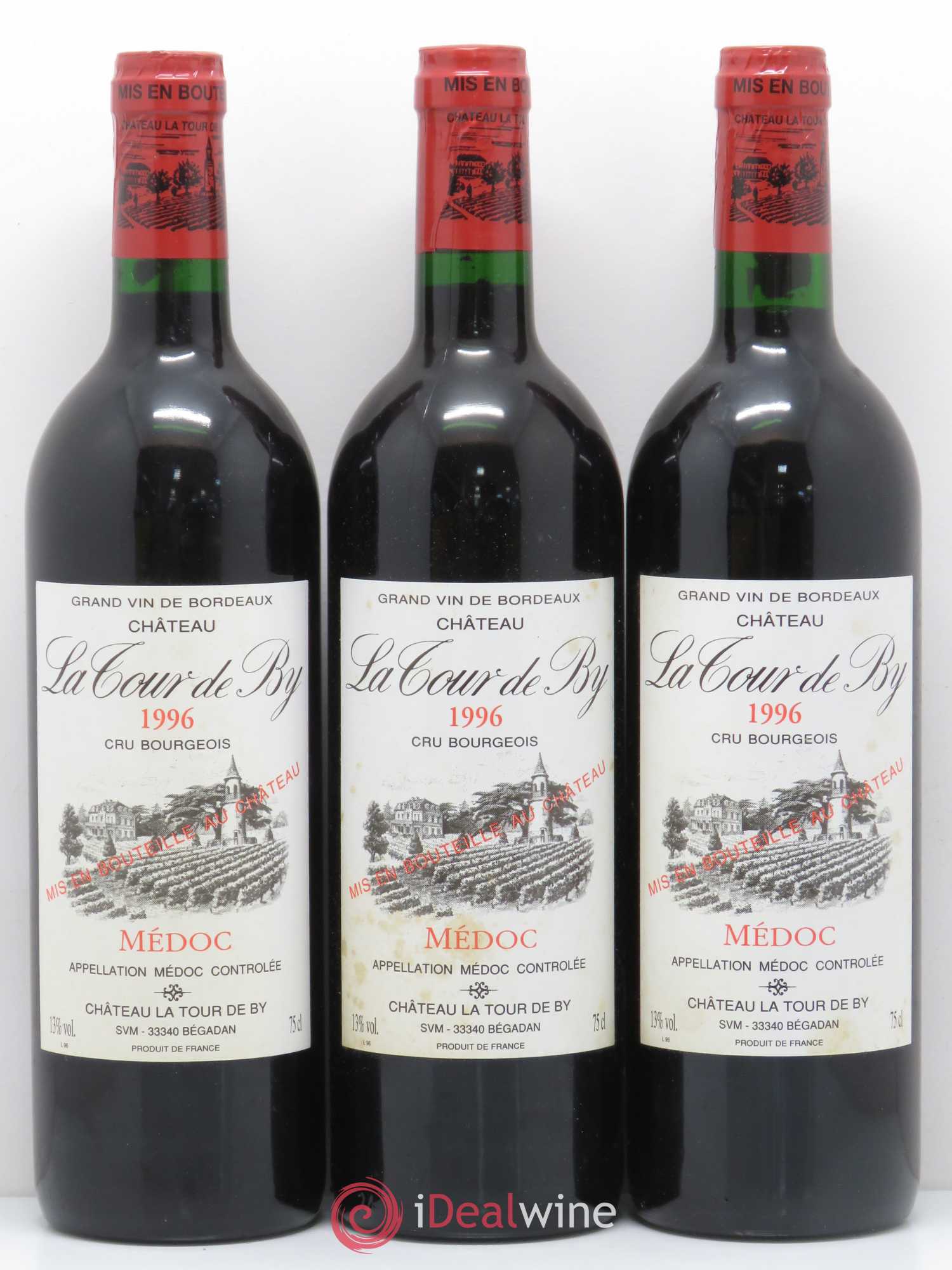 Château La Tour de By Cru Bourgeois 1996 - Lot de 12 bouteilles - 2