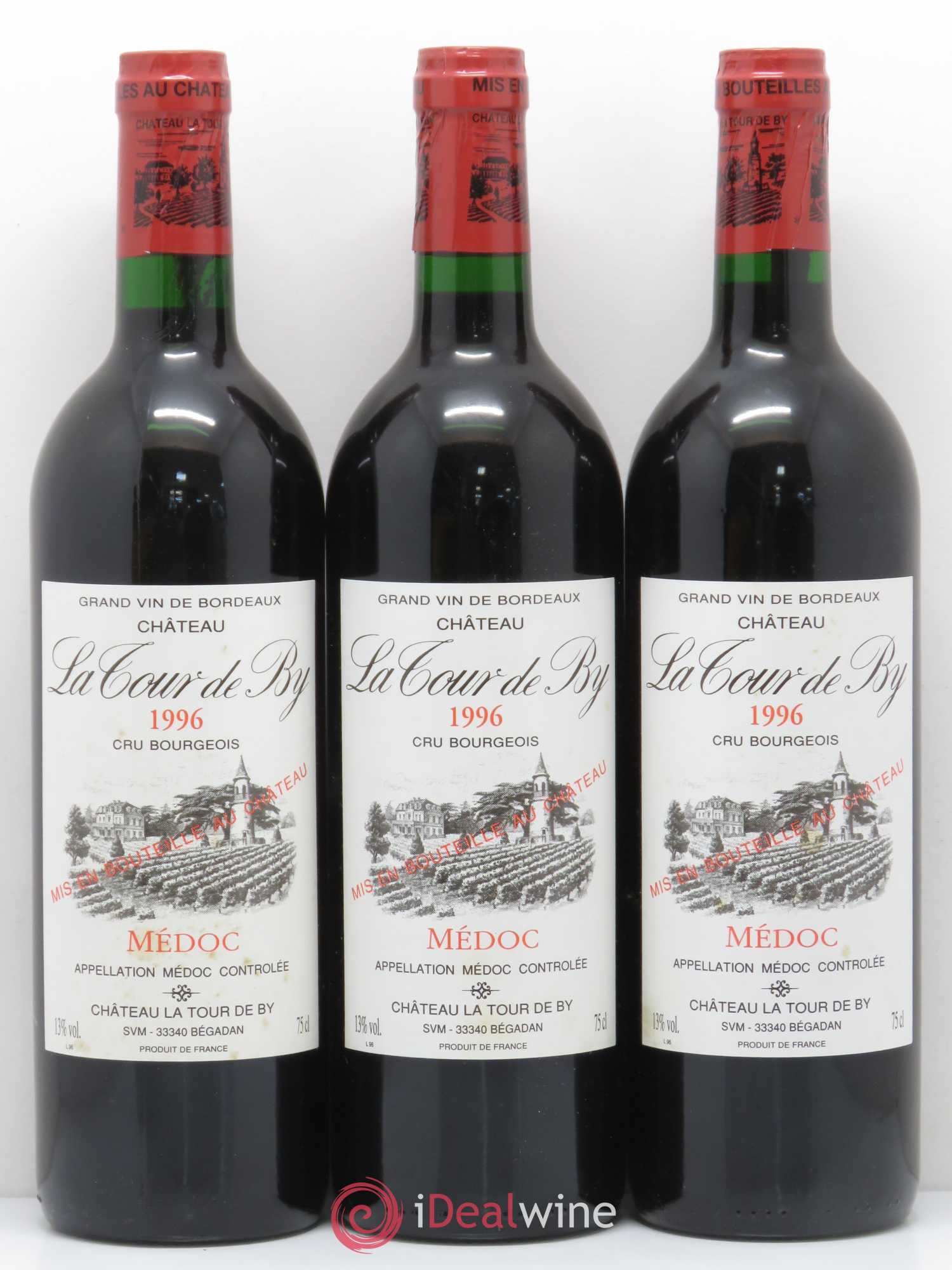 Château La Tour de By Cru Bourgeois 1996 - Lot de 12 bouteilles - 4