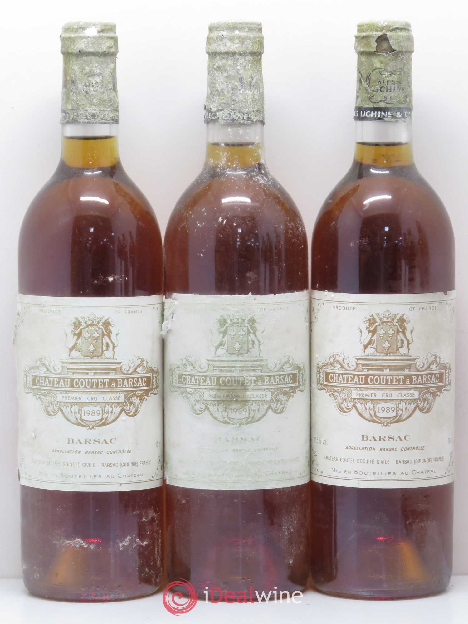 Château Coutet 1er Grand Cru Classé 1989 - Lotto di 6 bottiglie - 1