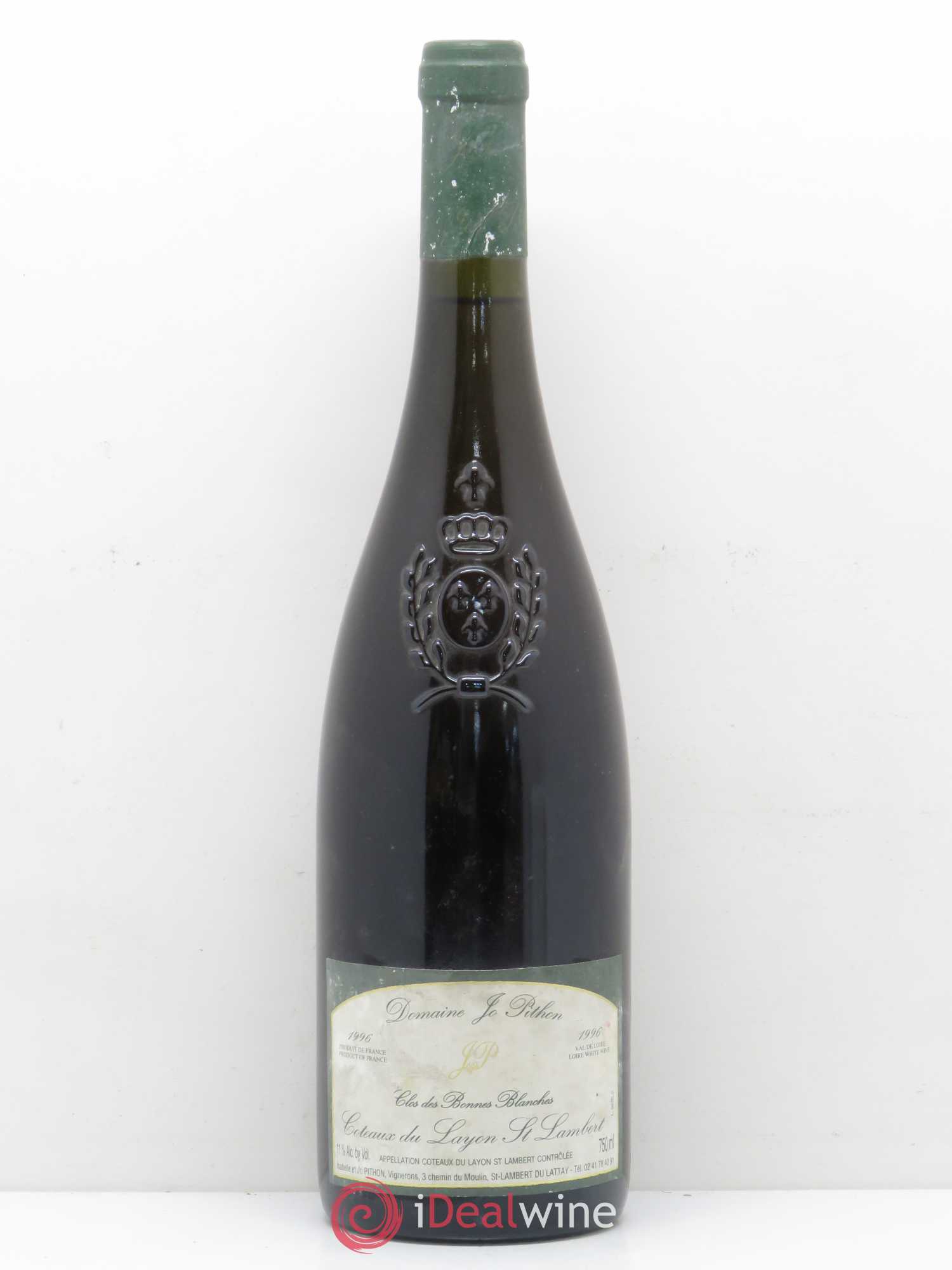 Coteaux du Layon Saint-Lambert Ambroisie Clos des Bonnes Blanches Jo Pithon (Domaine) St Lambert 1996 - Lotto di 1 bottiglia - 0
