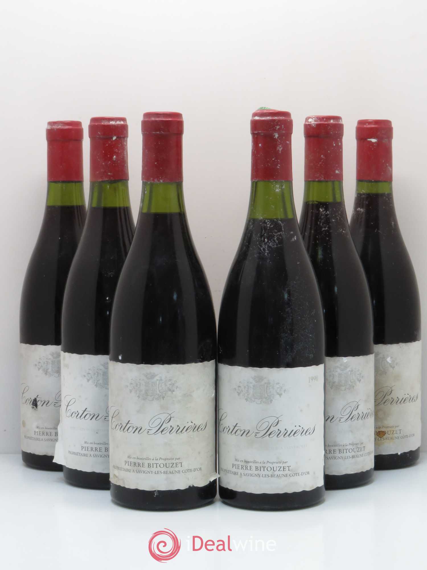 Corton Grand Cru Perrières P. Bitouzet 1990 - Lot de 6 bouteilles - 0