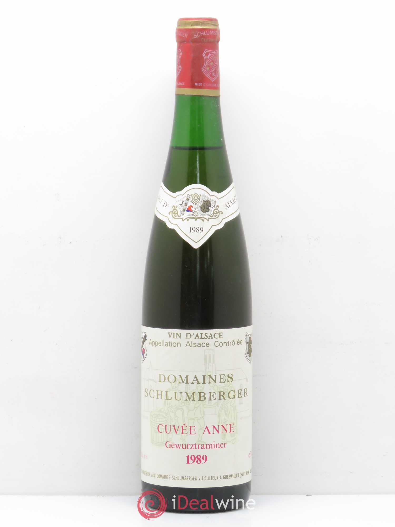Gewurztraminer Cuvée Anne Domaine Schlumberger 1989 - Posten von 1 Flasche - 0