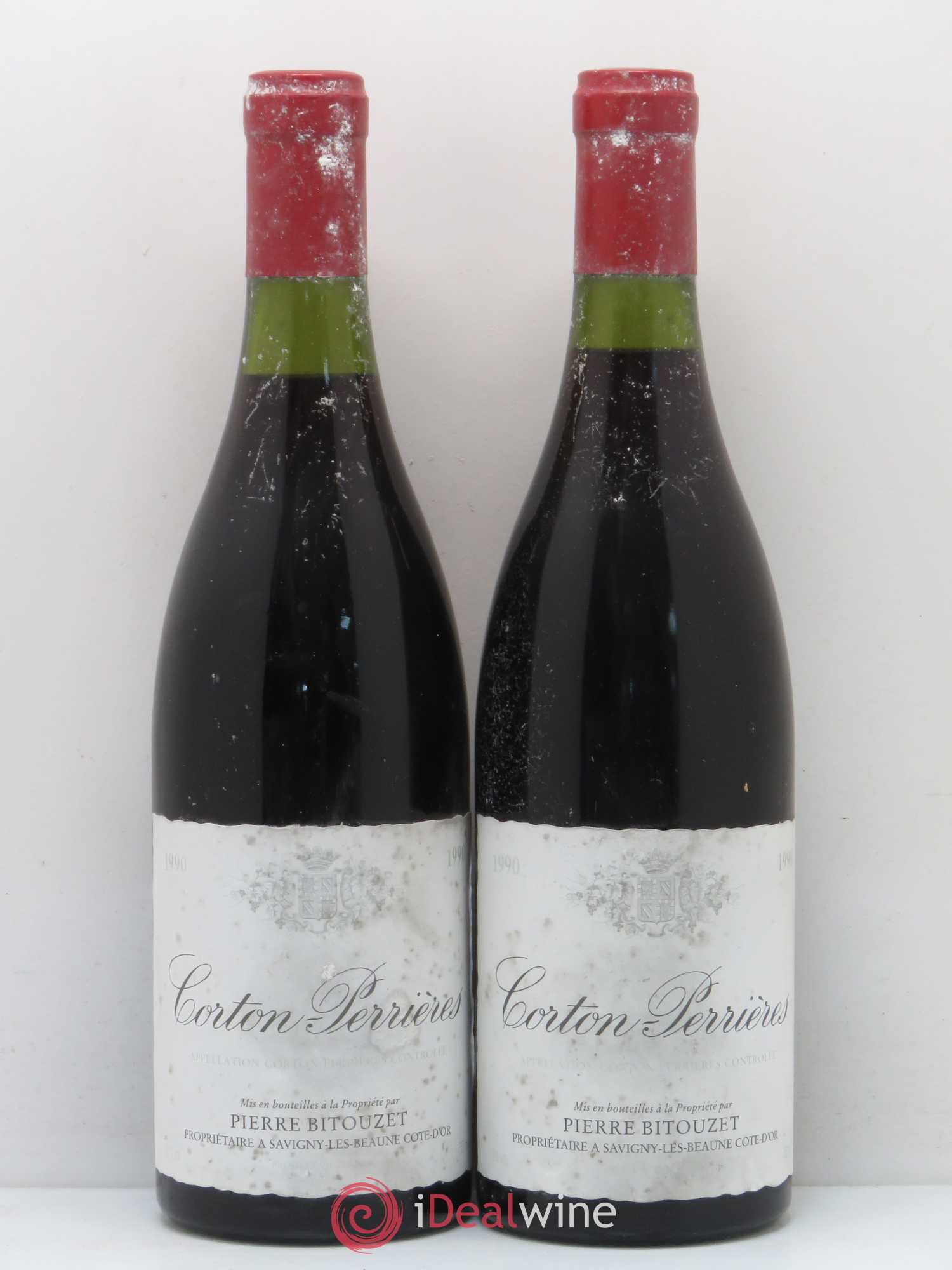 Corton Grand Cru Perrieres P. Bitouzet 1990 - Lot de 2 bouteilles - 0