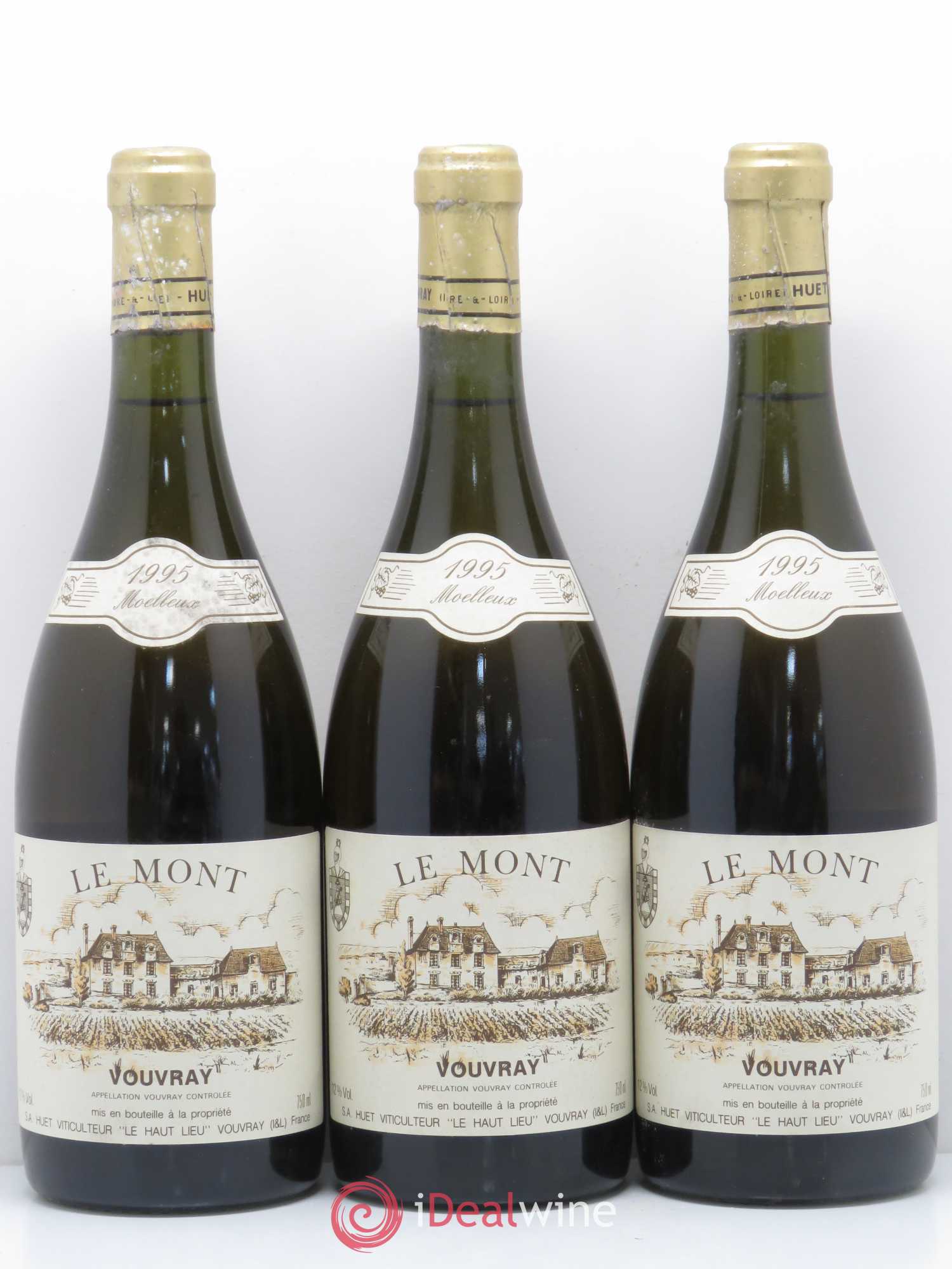 Vouvray Le Mont Moelleux Domaine Huet Moelleux 1995 - Lotto di 6 bottiglie - 2
