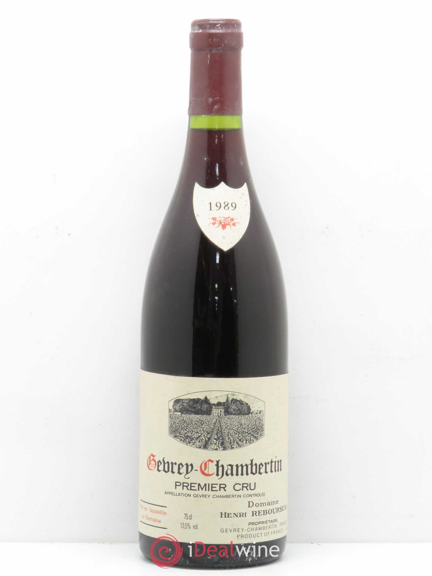 Gevrey-Chambertin 1er Cru Domaine Henri Rebourseau 1989 - Posten von 1 Flasche - 0