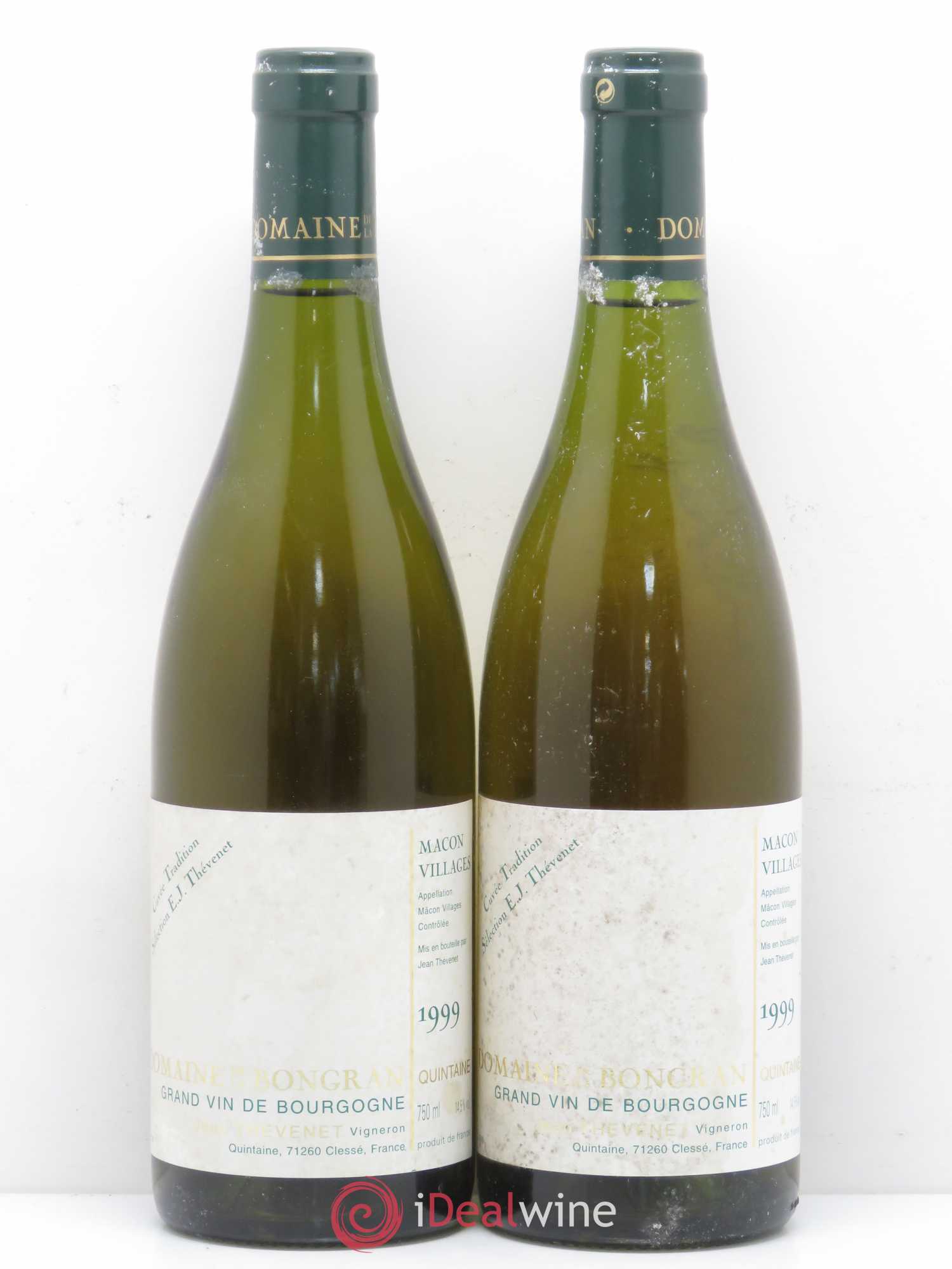 Mâcon Quintaine Domaine de la Bongran 1999 - Posten von 2 Flaschen - 0
