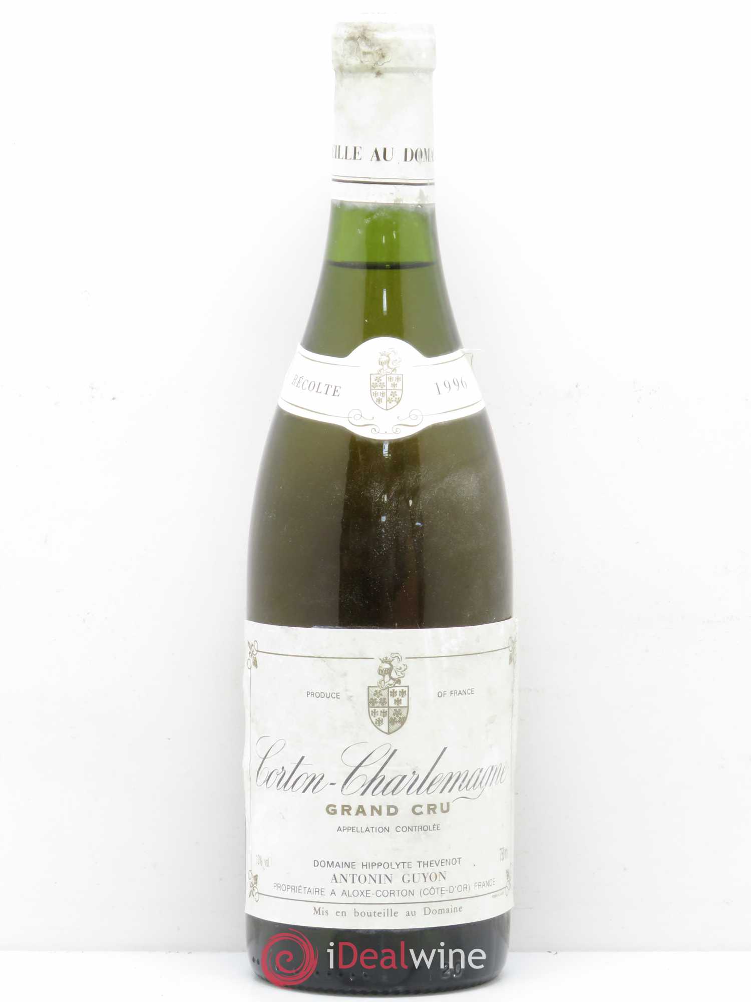 Corton-Charlemagne Grand Cru Domaine Antonin Guyon 1996 - Lot de 1 bouteille - 0