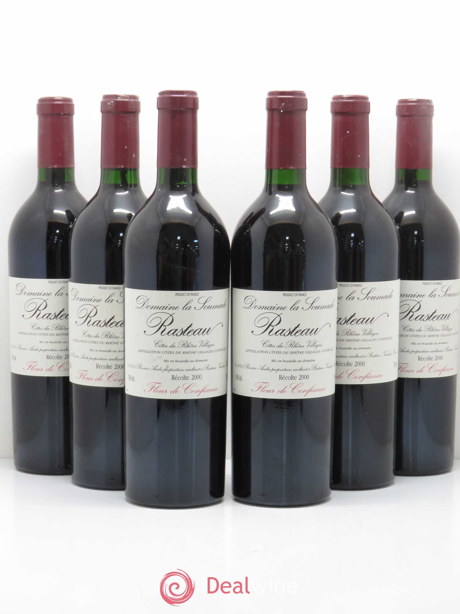 Rasteau Fleur de confiance La Soumade (Domaine) 2000 - Lot de 6 bouteilles - 0