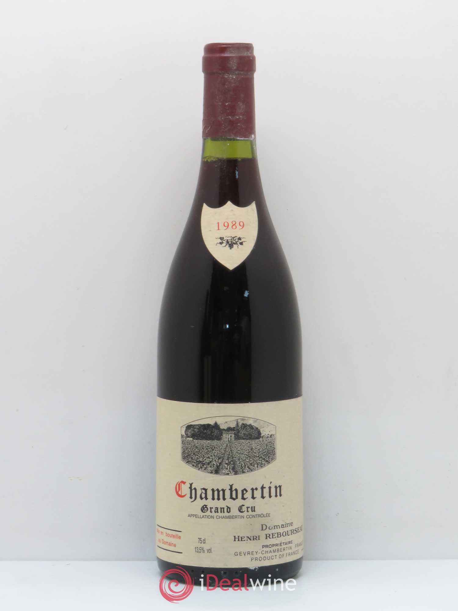 Chambertin Grand Cru Henri Rebourseau 1989 - Lot de 1 bouteille - 0