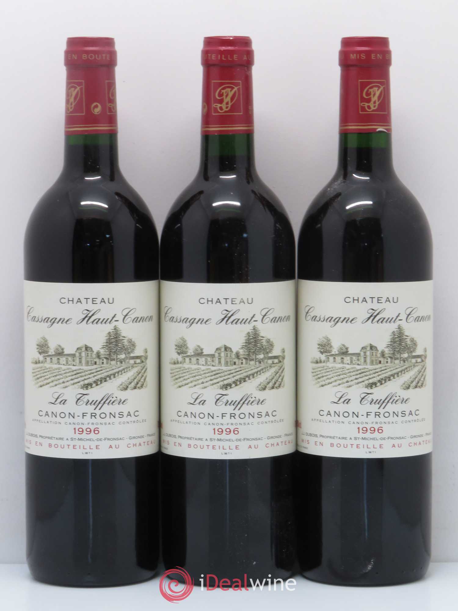 Canon-Fronsac Château Cassagne Haut-Canon La Truffière 1996 - Lot of 6 bottles - 2