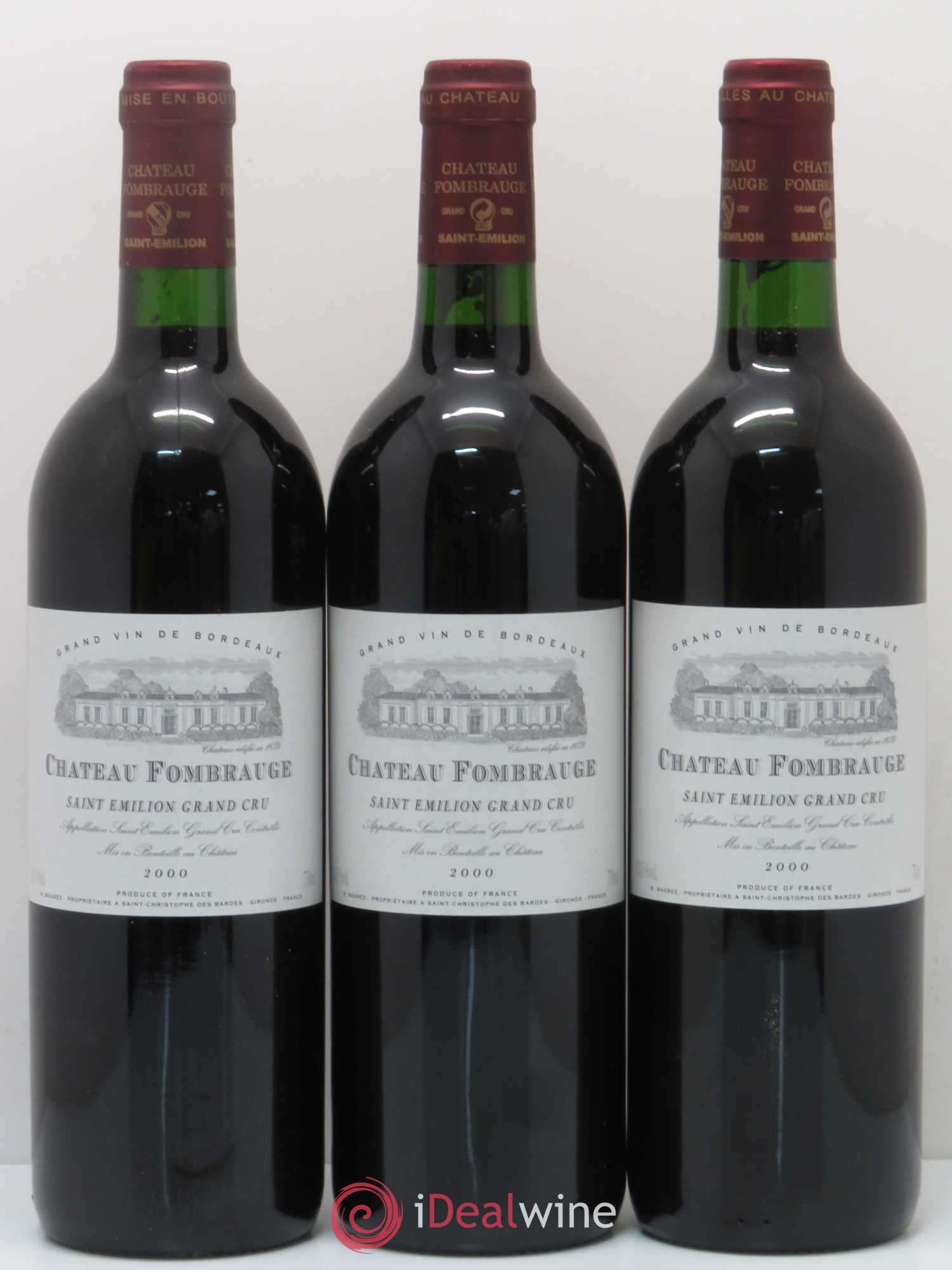 Château Fombrauge Grand Cru Classé 2000 - Lot de 12 bouteilles - 4