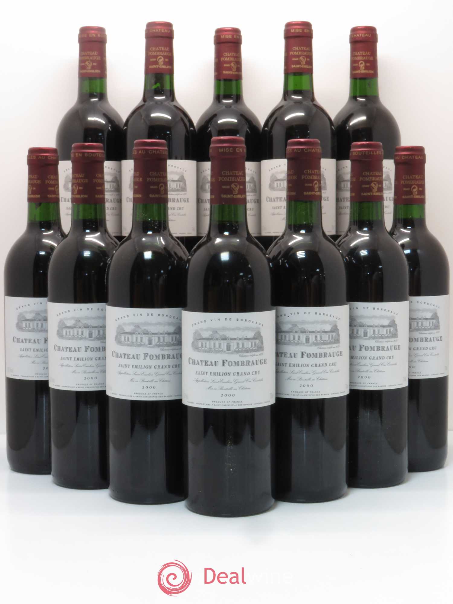 Château Fombrauge Grand Cru Classé 2000 - Lot de 12 bouteilles - 0