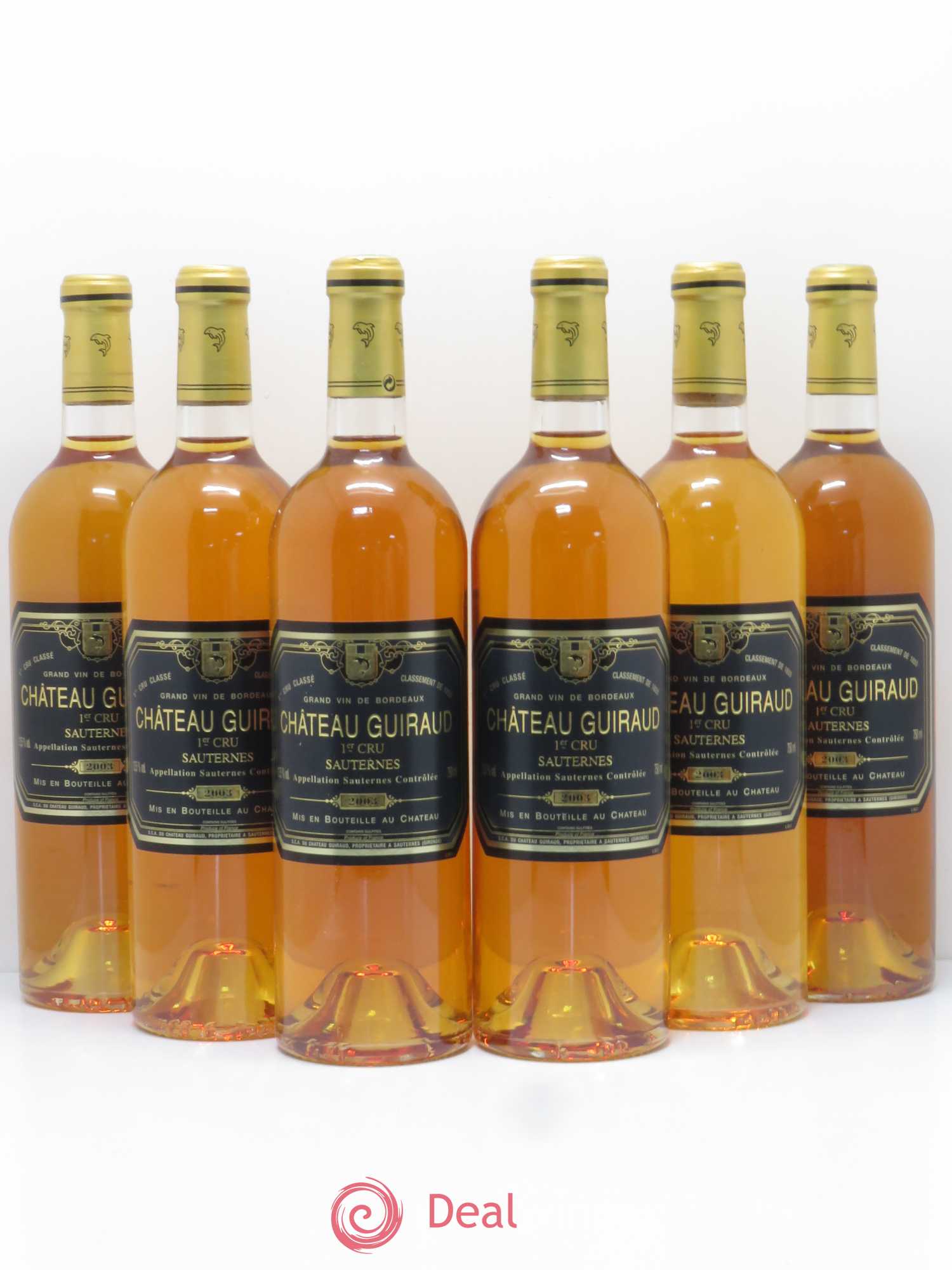 Château Guiraud 1er Grand Cru Classé 2003 - Lotto di 6 bottiglie - 0