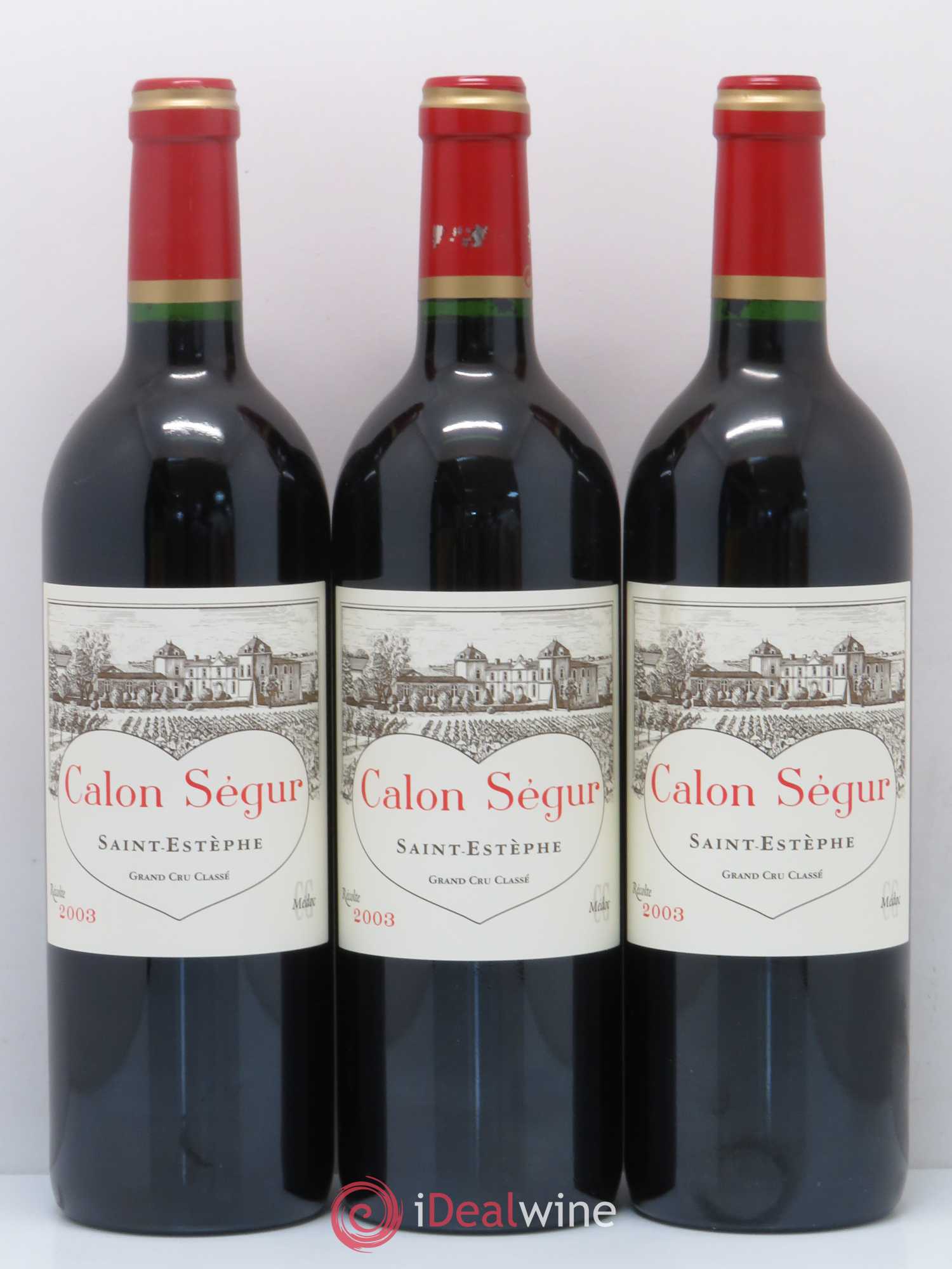 Château Calon Ségur 3ème Grand Cru Classé 2003 - Lot de 6 bouteilles - 2
