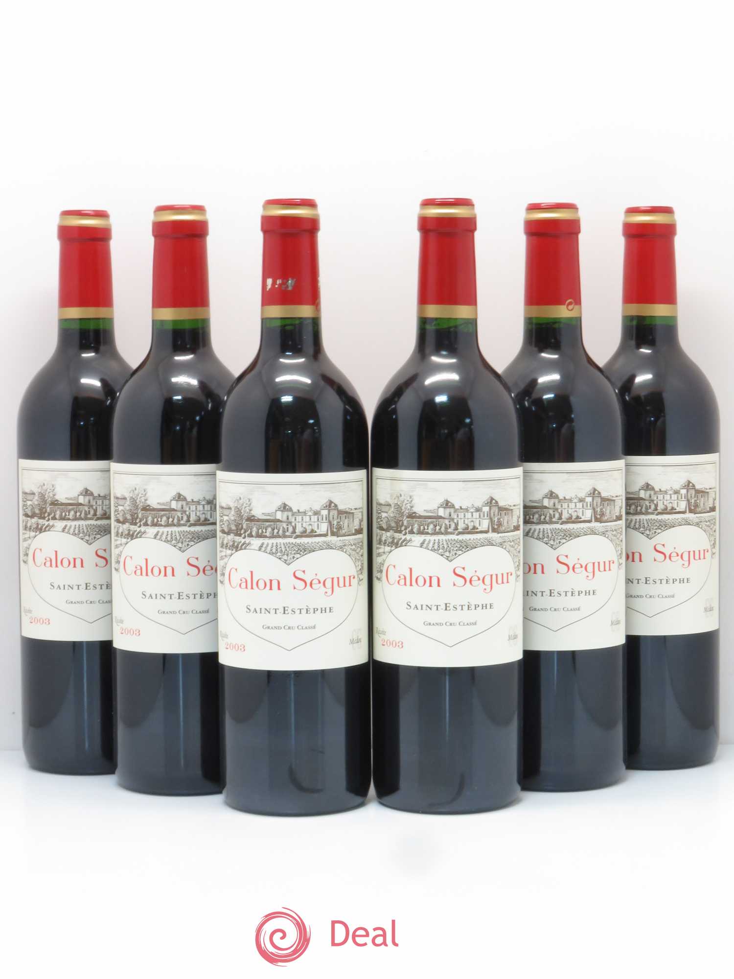 Château Calon Ségur 3ème Grand Cru Classé 2003 - Lot de 6 bouteilles - 0