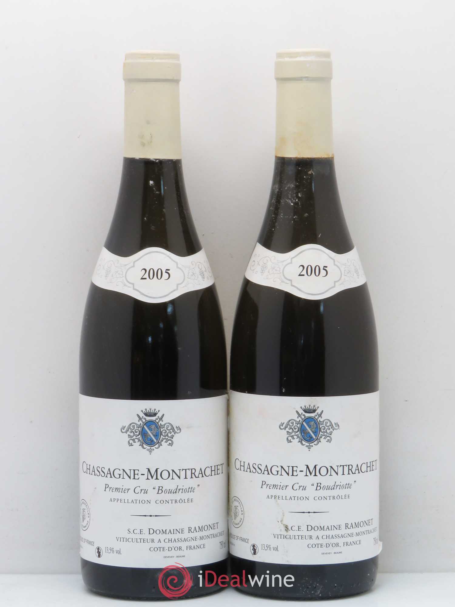 Chassagne-Montrachet 1er Cru Boudriotte Ramonet (Domaine) 2005 - Lot de 2 bouteilles - 0