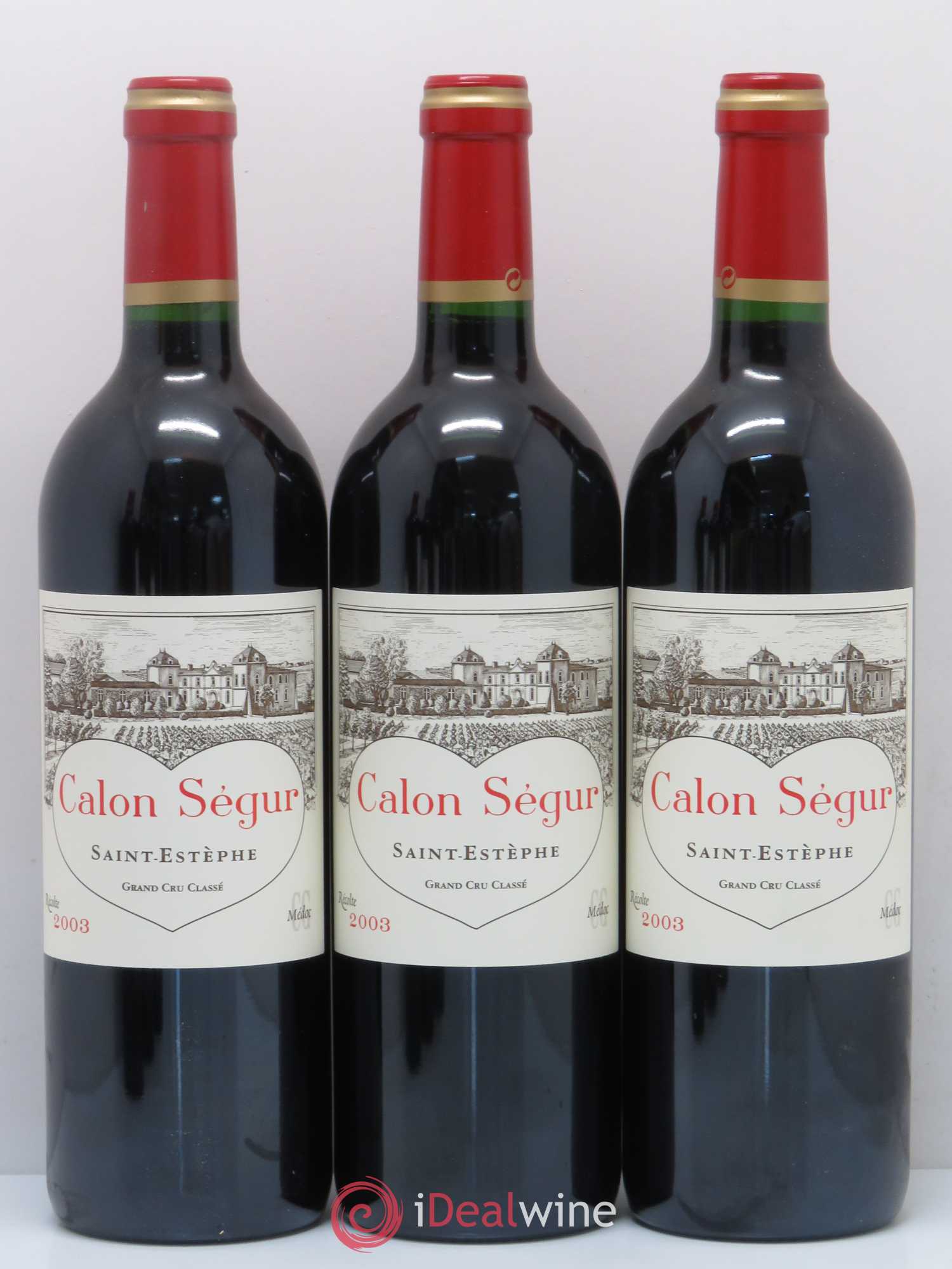 Château Calon Ségur 3ème Grand Cru Classé 2003 - Lot de 6 bouteilles - 1