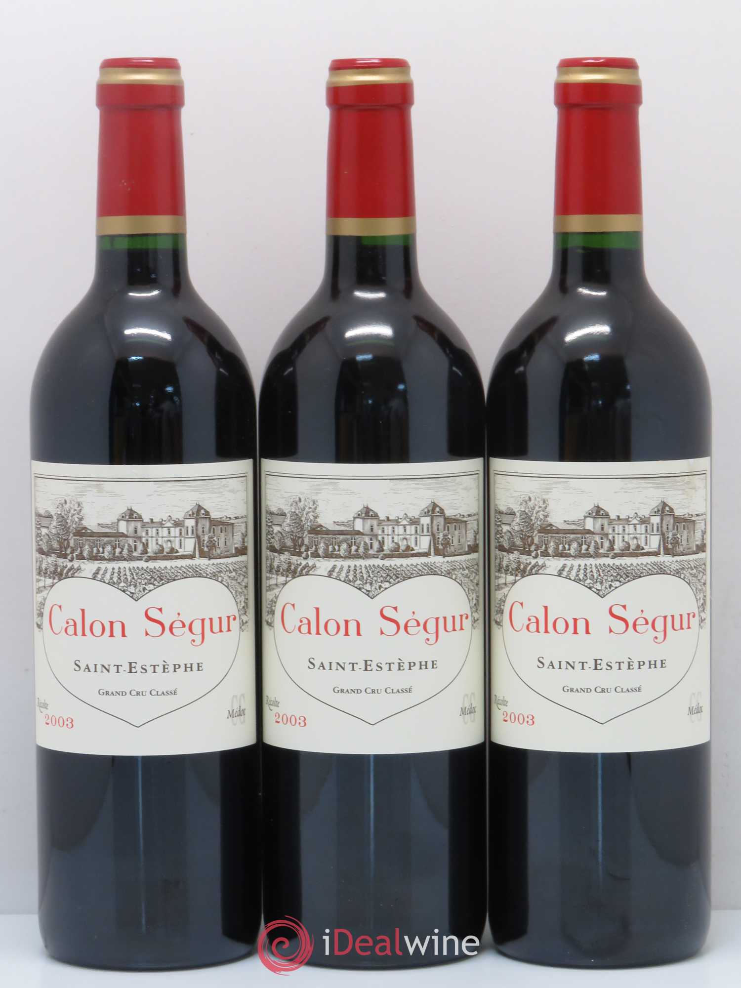 Château Calon Ségur 3ème Grand Cru Classé 2003 - Lot de 6 bouteilles - 2