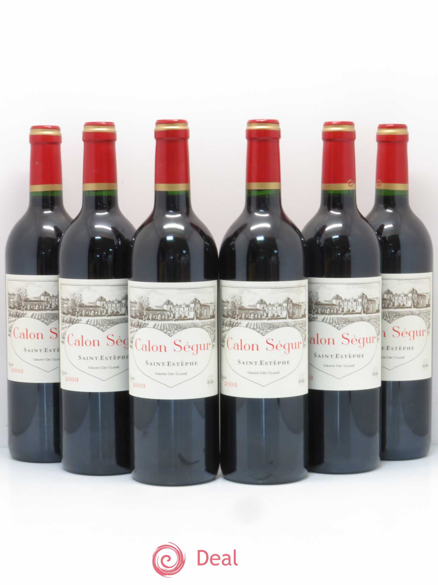 Château Calon Ségur 3ème Grand Cru Classé 2003 - Lot de 6 bouteilles - 0