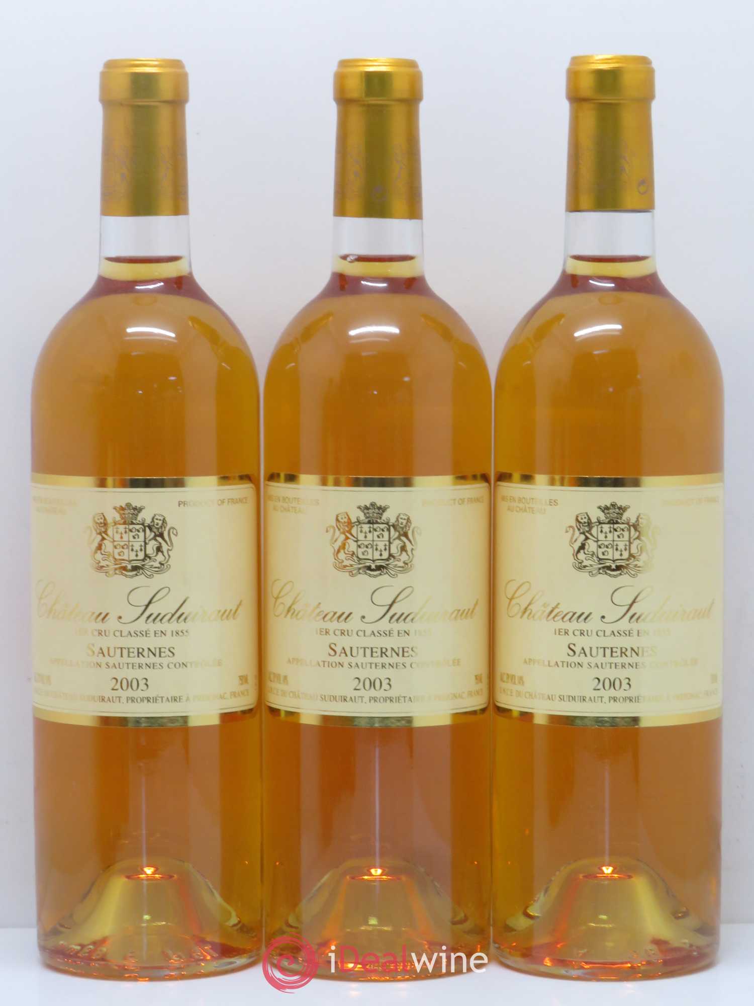 Château Suduiraut 1er Grand Cru Classé 2003 - Lotto di 6 bottiglie - 1