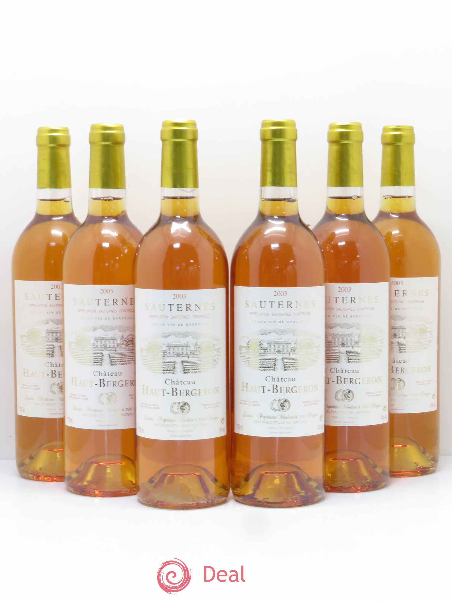Château Haut-Bergeron 2003 - Lotto di 6 bottiglie - 0