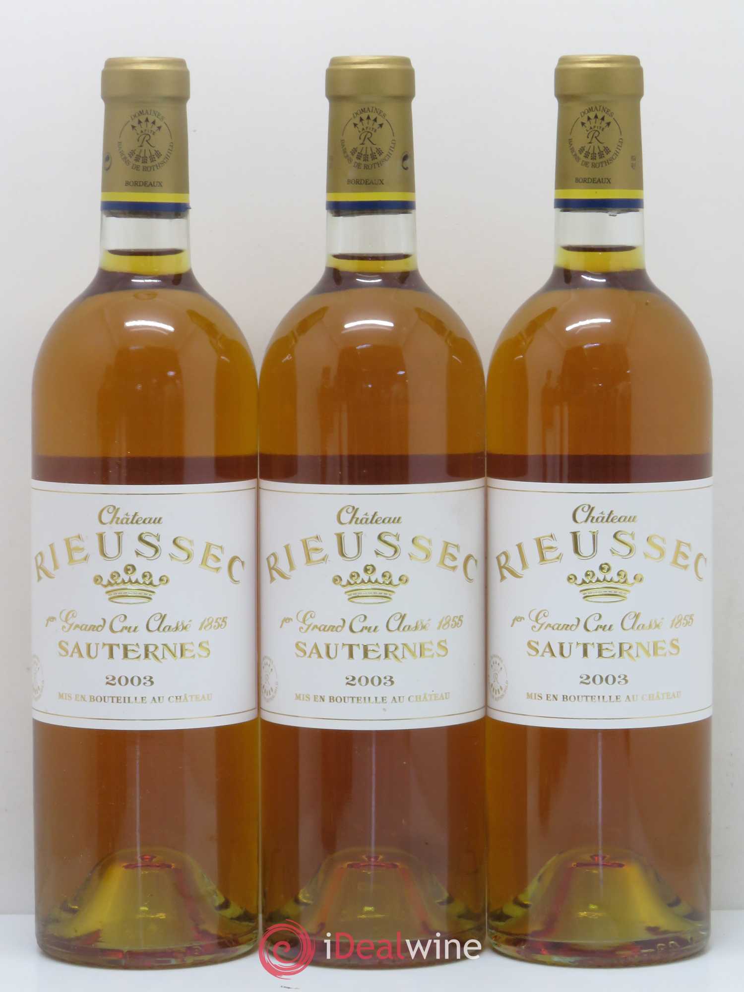 Château Rieussec 1er Grand Cru Classé 2003 - Lotto di 6 bottiglie - 1