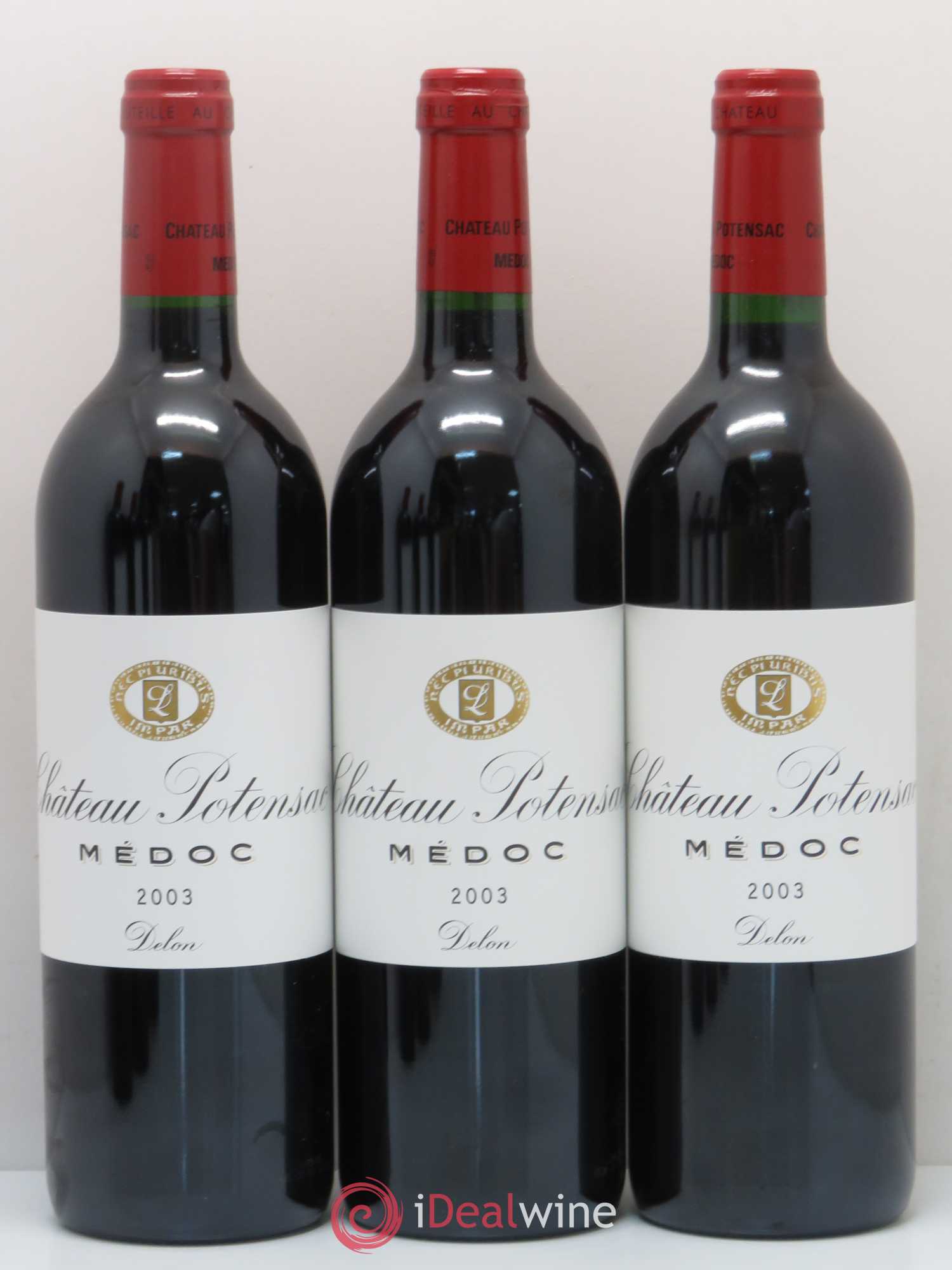 Château Potensac 2003 - Lot de 6 bouteilles - 1