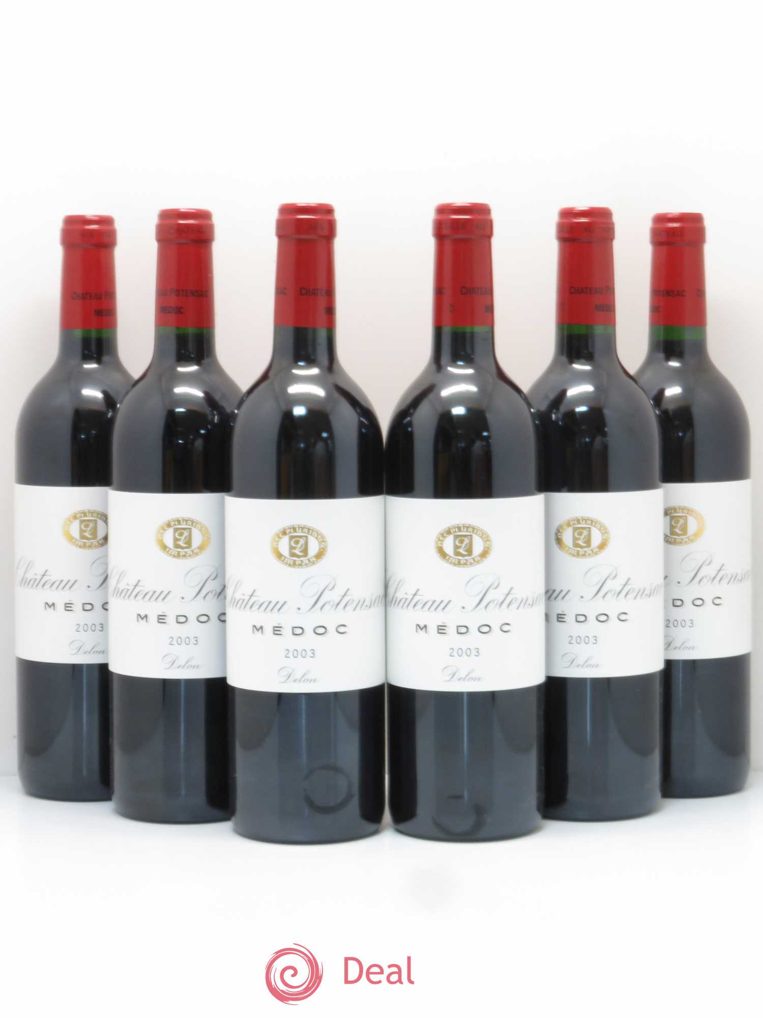 Château Potensac 2003 - Lot de 6 bouteilles - 0