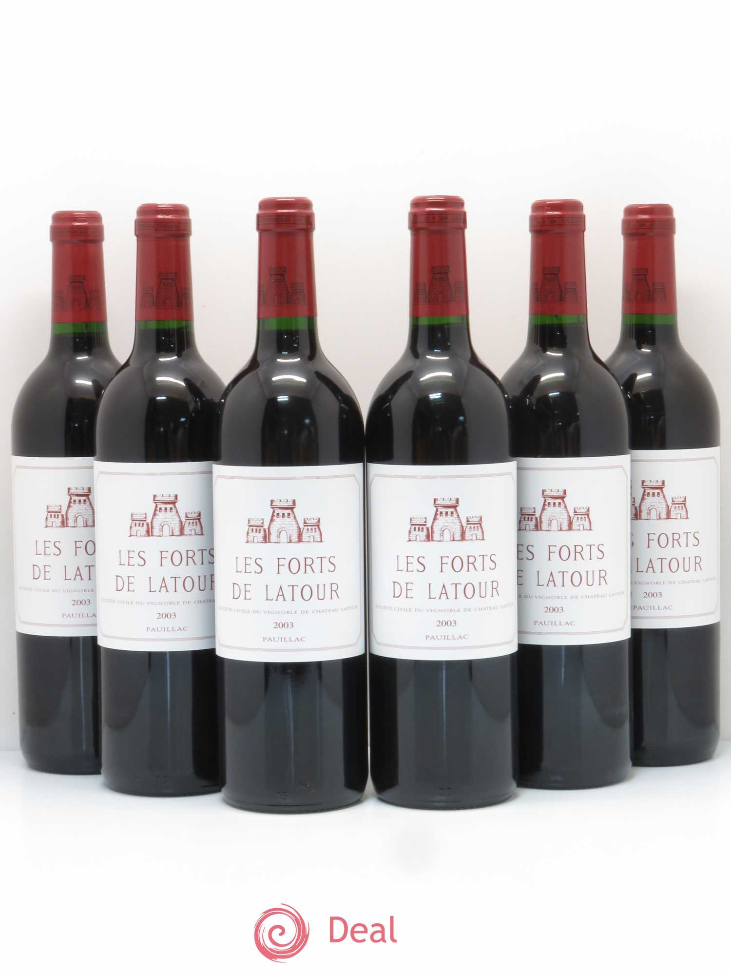 Les Forts de Latour Second Vin 2003 - Lot de 6 bouteilles - 0