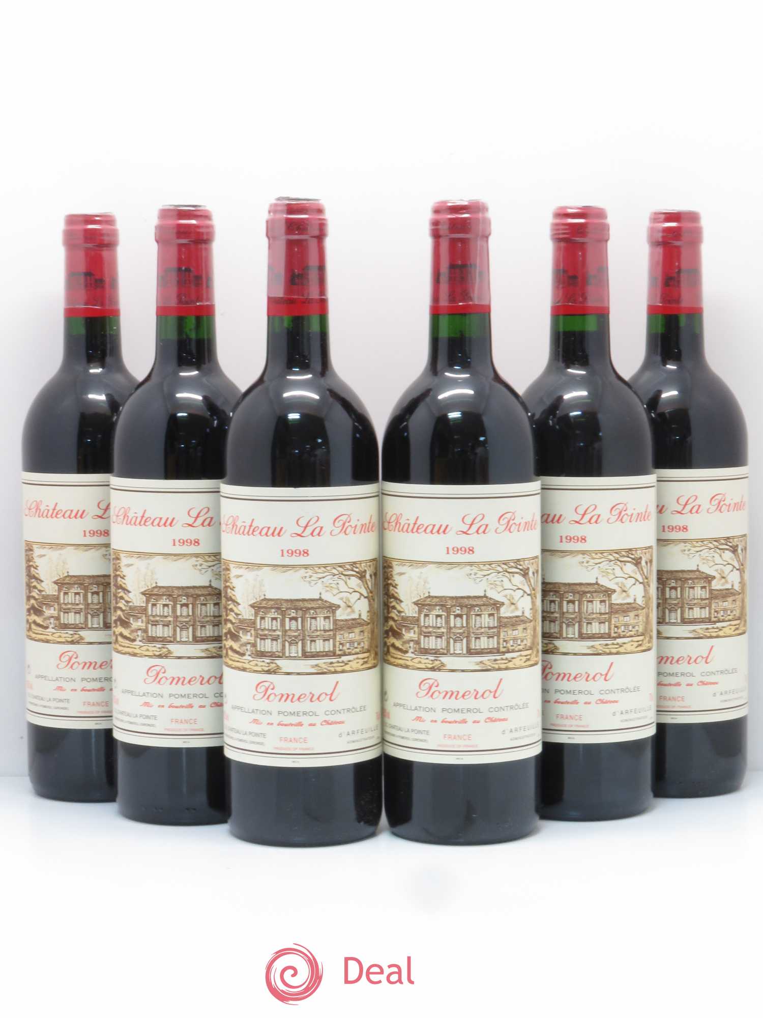 Château la Pointe 1998 - Lot de 6 bouteilles - 0