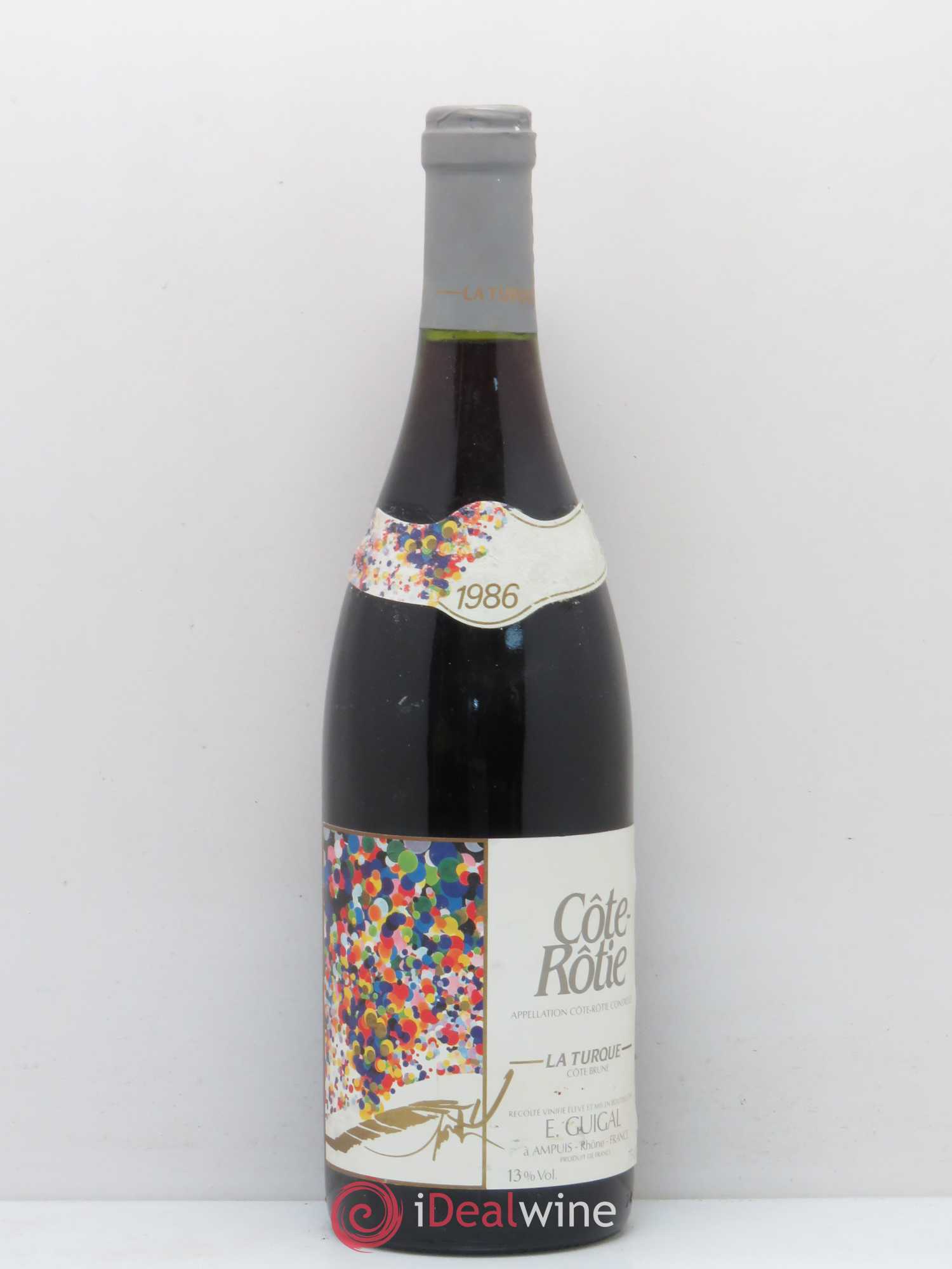 Côte-Rôtie La Turque Guigal 1986 - Lot de 1 bouteille - 0