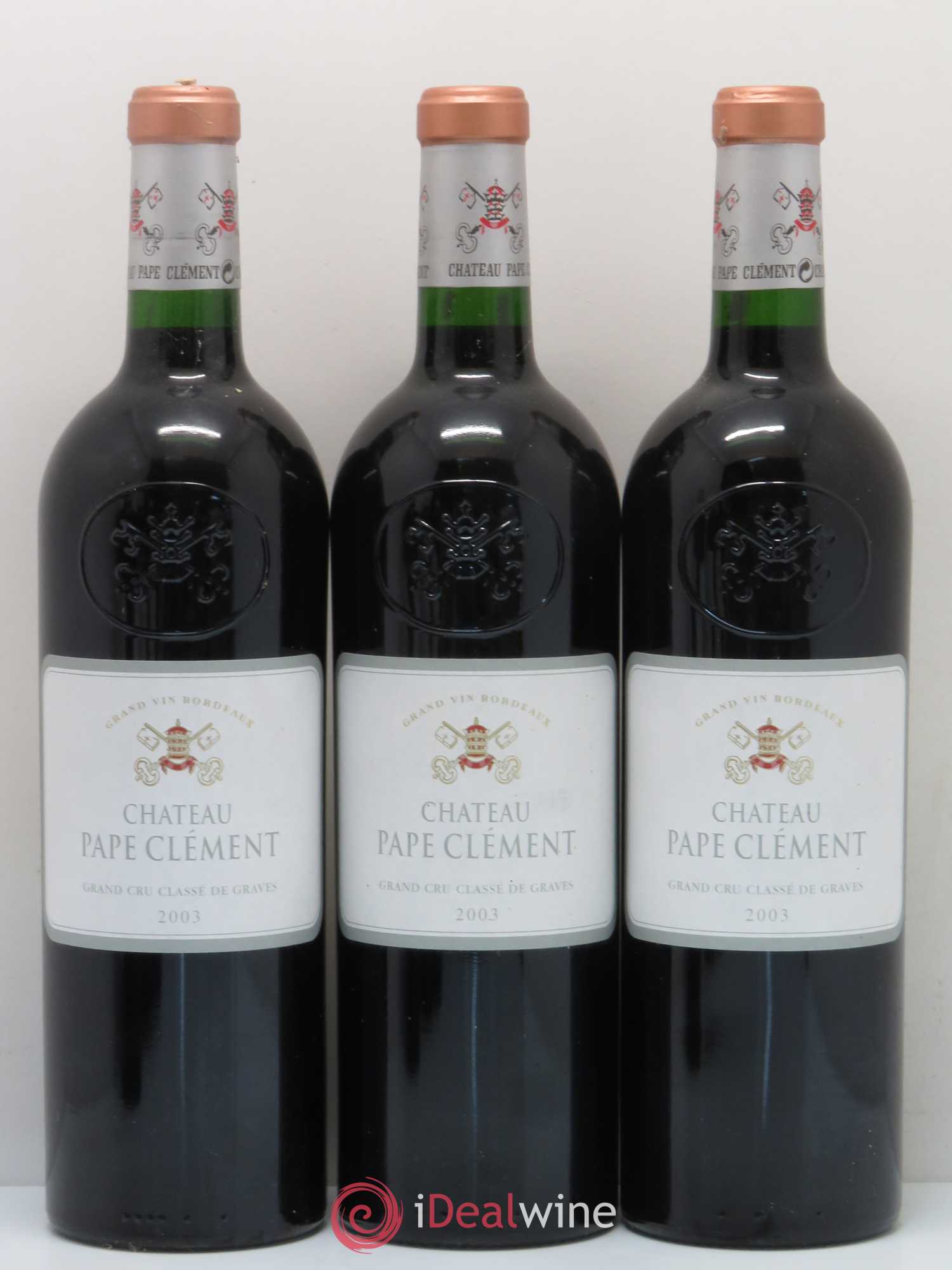 Château Pape Clément Cru Classé de Graves 2003 - Lot de 6 bouteilles - 1