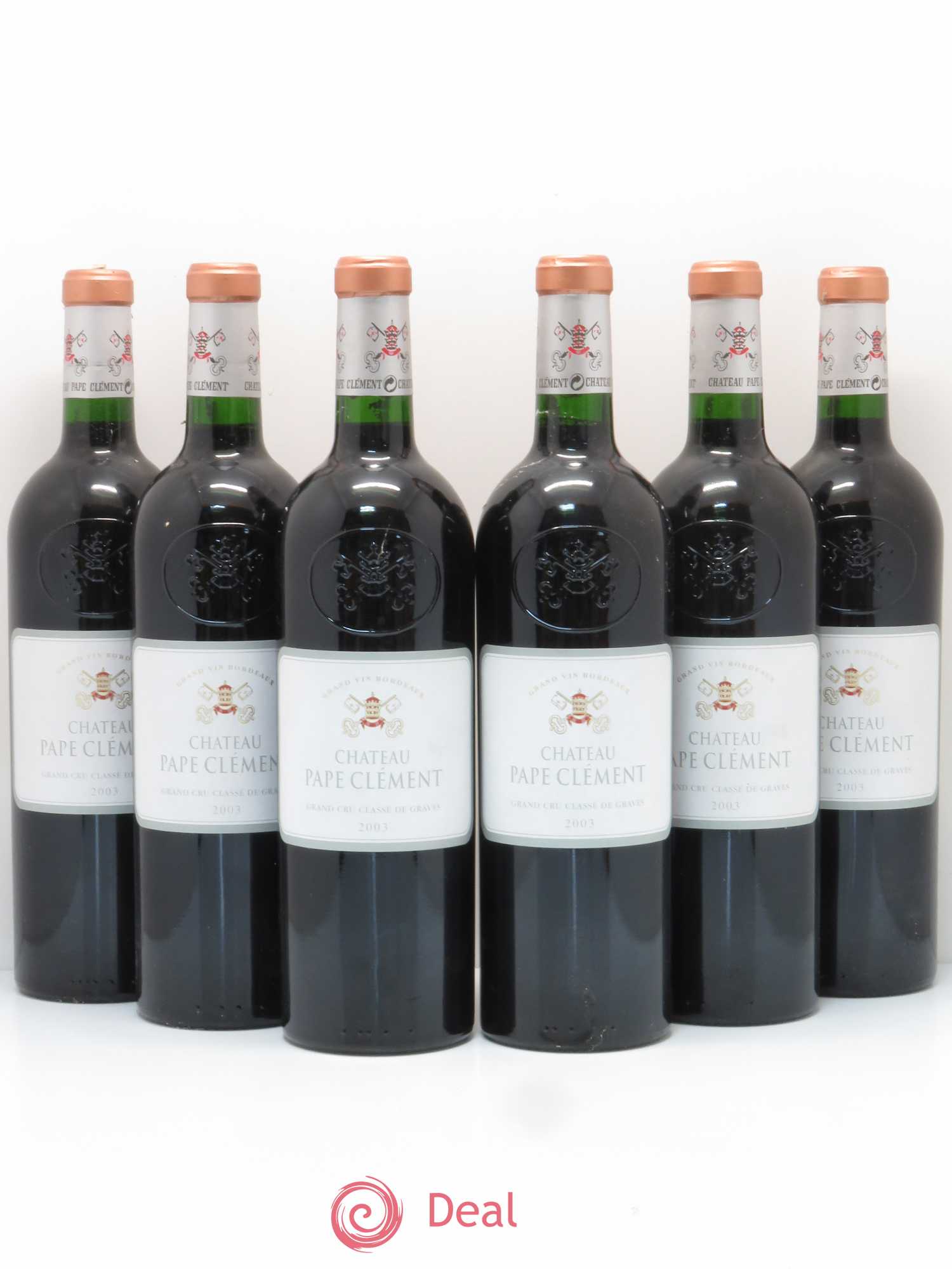 Château Pape Clément Cru Classé de Graves 2003 - Lot de 6 bouteilles - 0