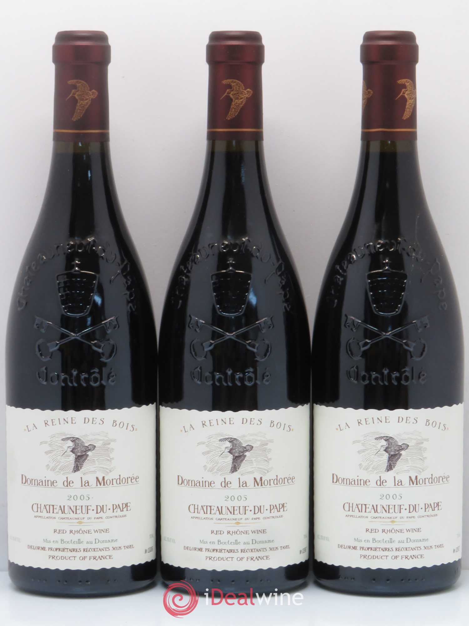Châteauneuf-du-Pape Cuvée de la Reine des Bois La Mordorée (Domaine de) 2005 - Lot de 6 bouteilles - 2