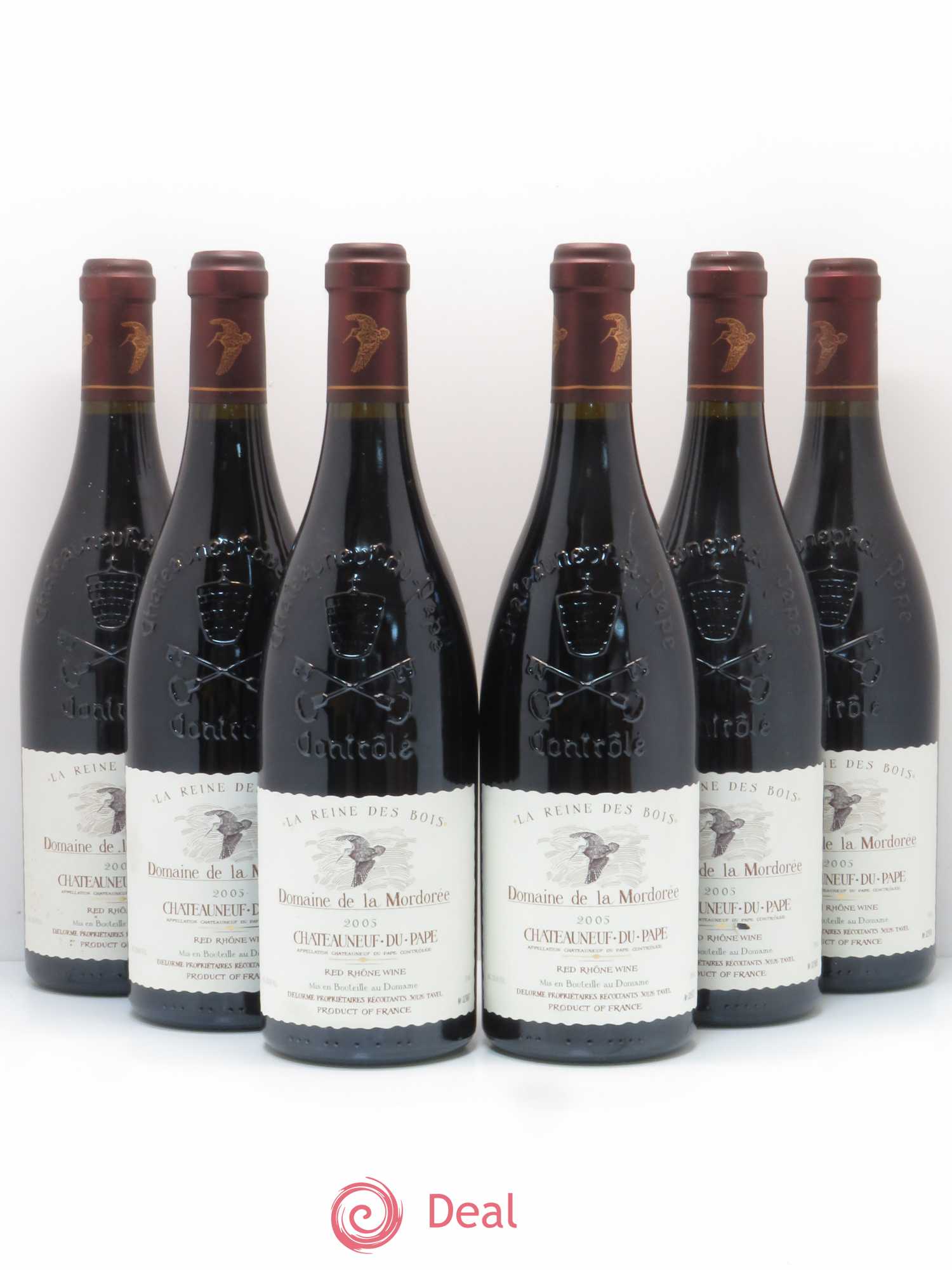Châteauneuf-du-Pape Cuvée de la Reine des Bois La Mordorée (Domaine de) 2005 - Lot de 6 bouteilles - 0