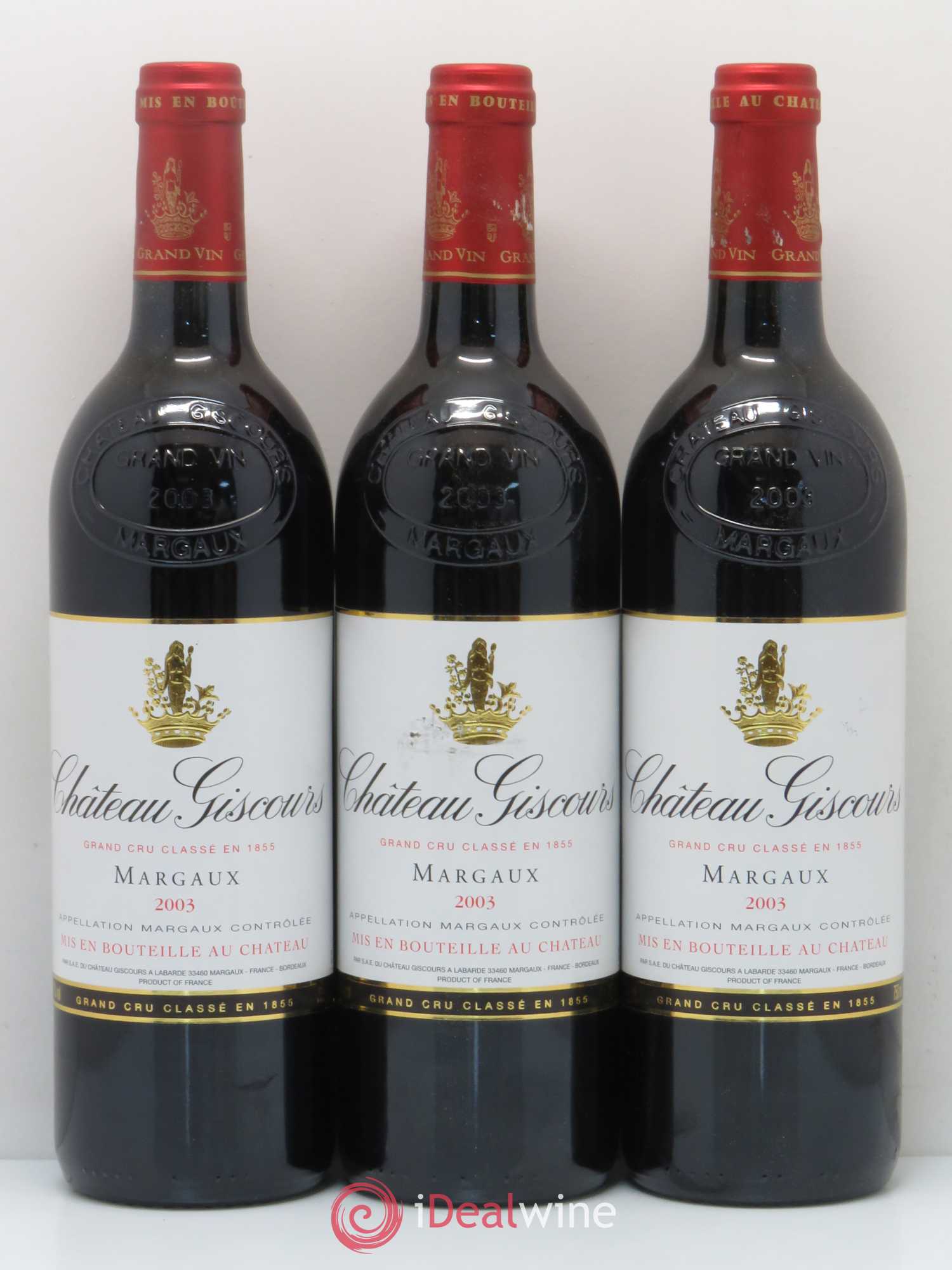 Château Giscours 3ème Grand Cru Classé 2003 - Lot de 6 bouteilles - 2